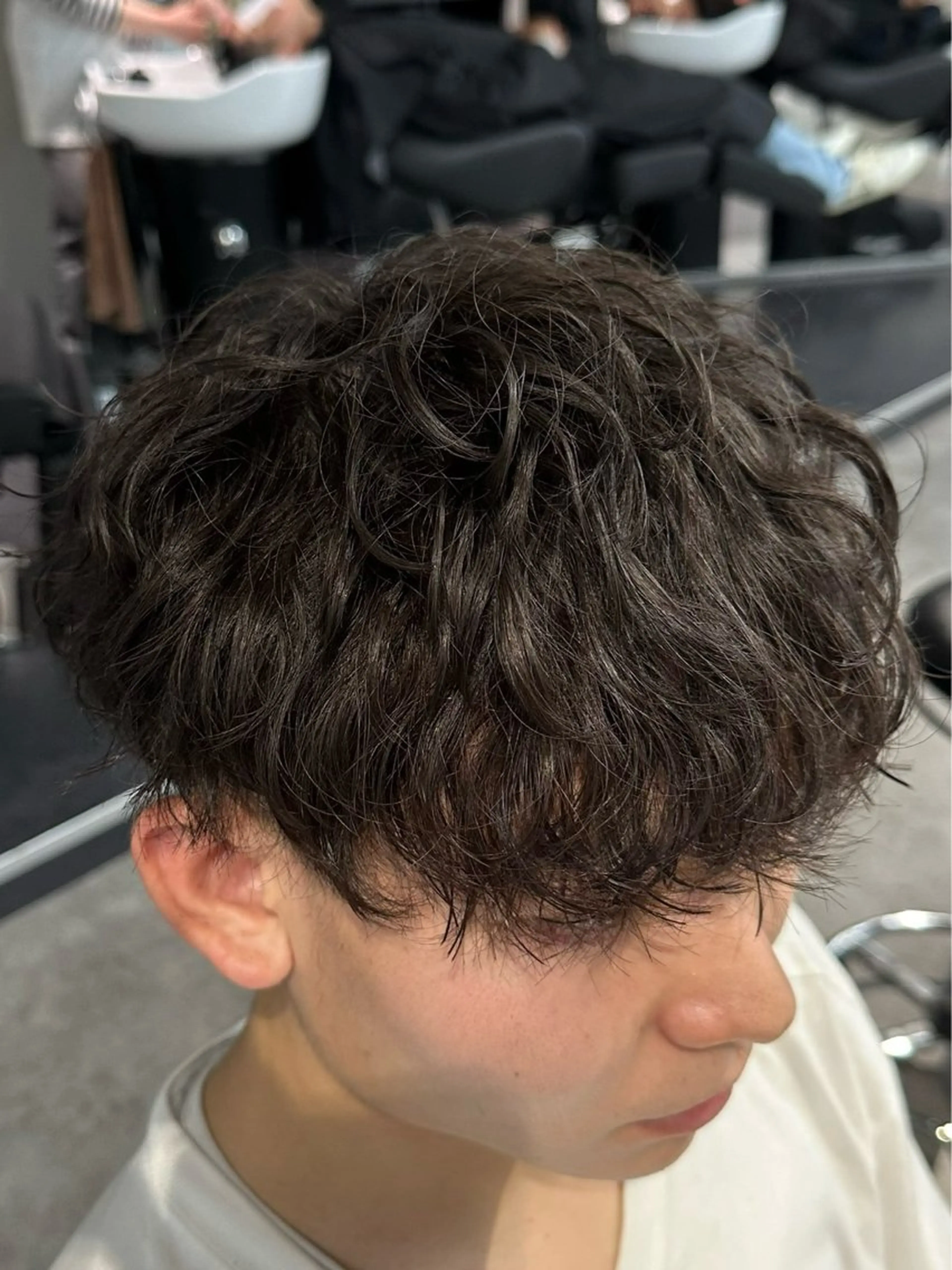 メンズ マッシュ メンズパーマ 似合わせカラー✞✟ ayumi🐈‍⬛のヘアスタイル