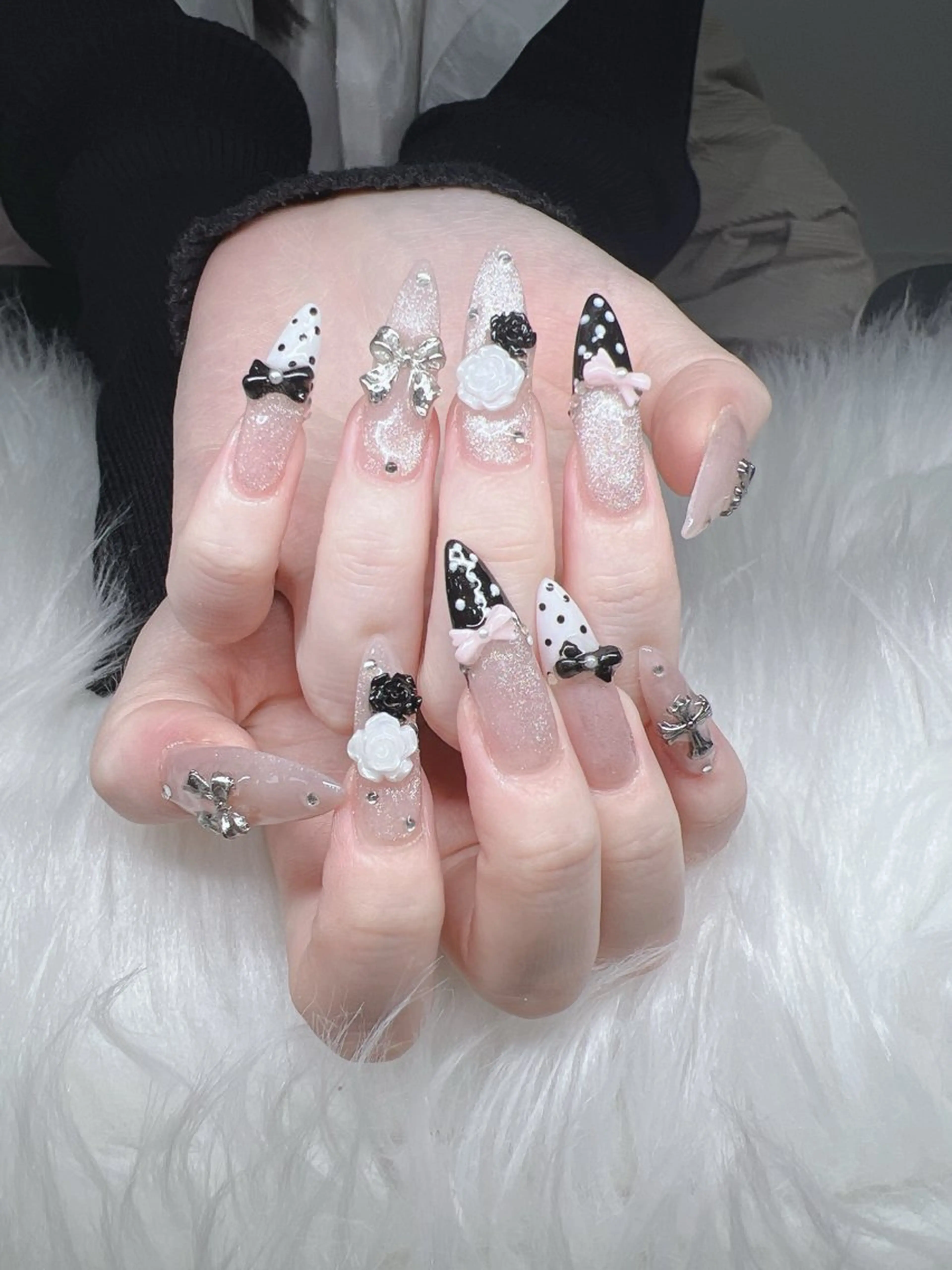 ネイル ハンドネイル Lee Nails チップ長さだし専門店のネイルデザイン