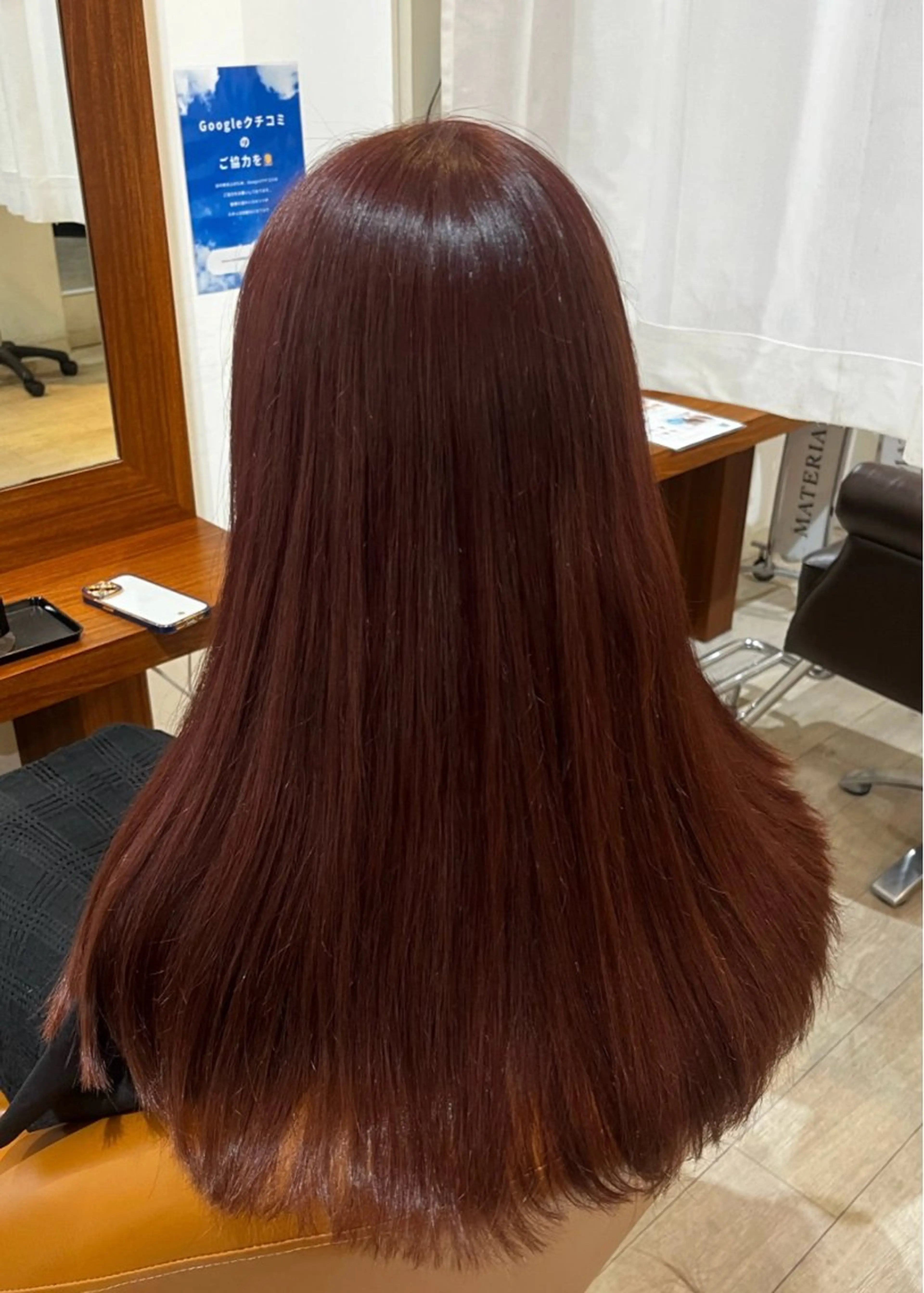 カラー ブリーチ ブリーチなしカラー レッドカラー misaki/透明感 カラー/尼崎美容室のヘアスタイル