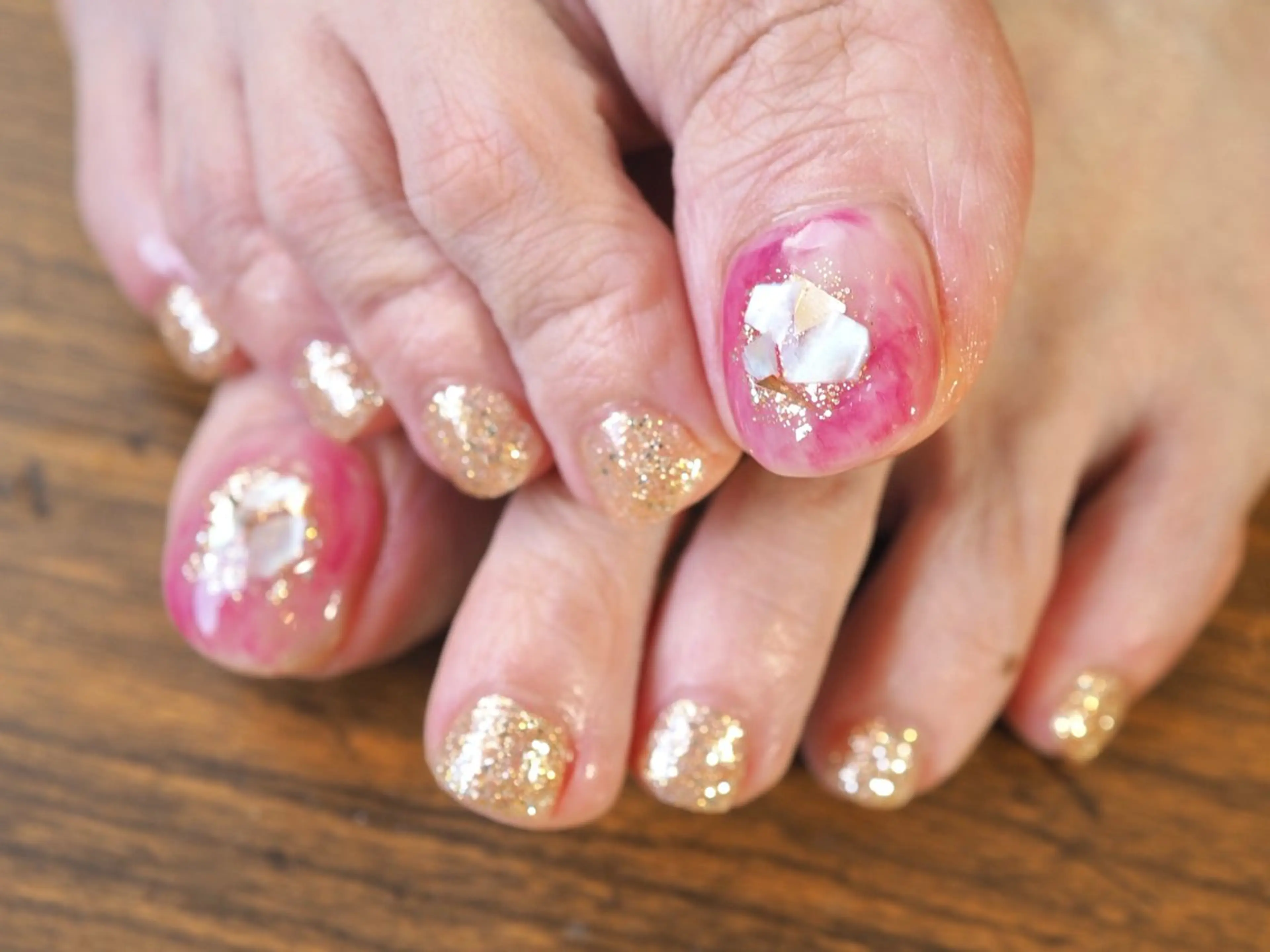 【オフあり】フット親指アートコースの写真