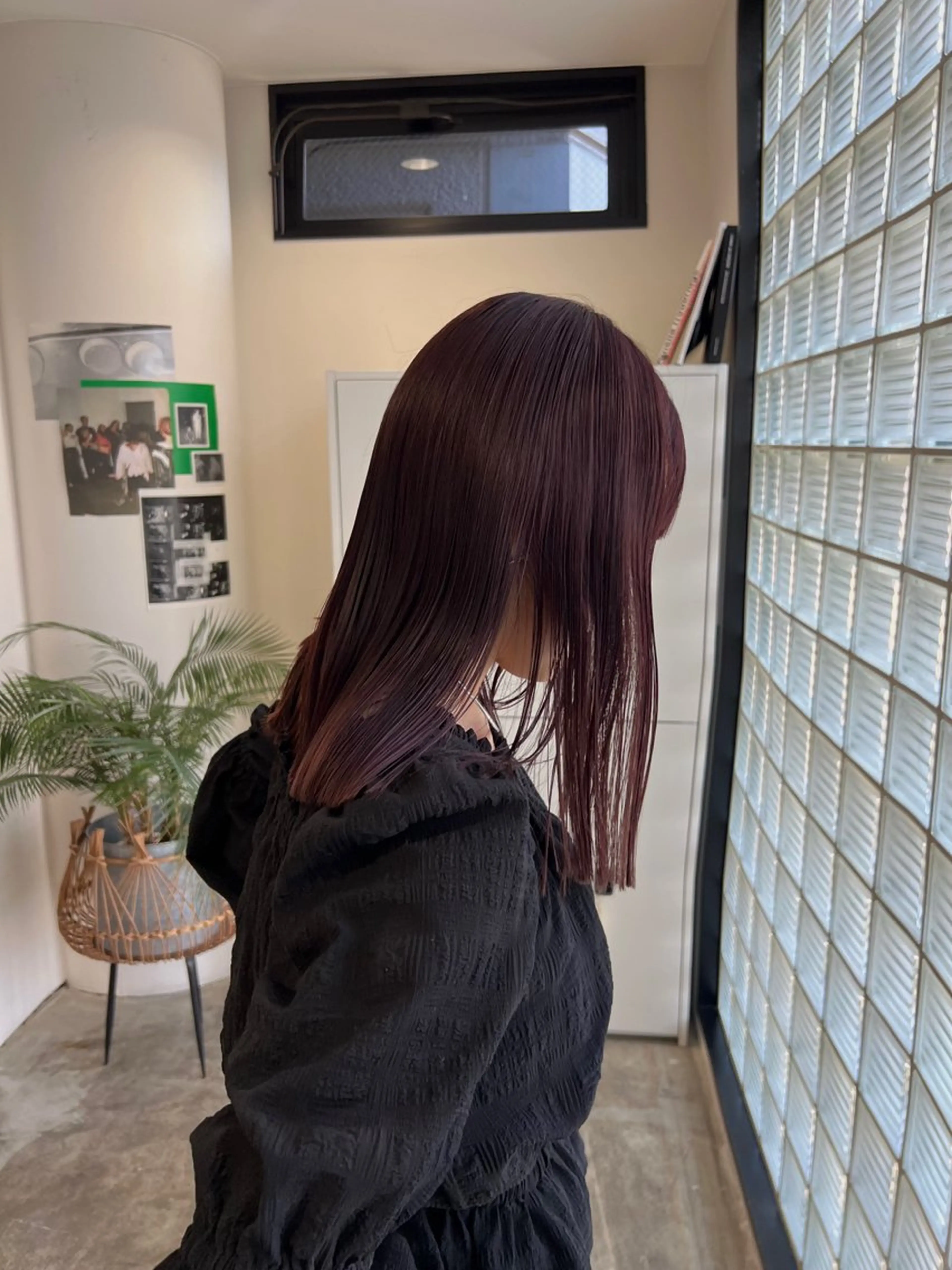 セミロング カット ヘアカラー Shion/ レイヤー/髪質改善のヘアスタイル