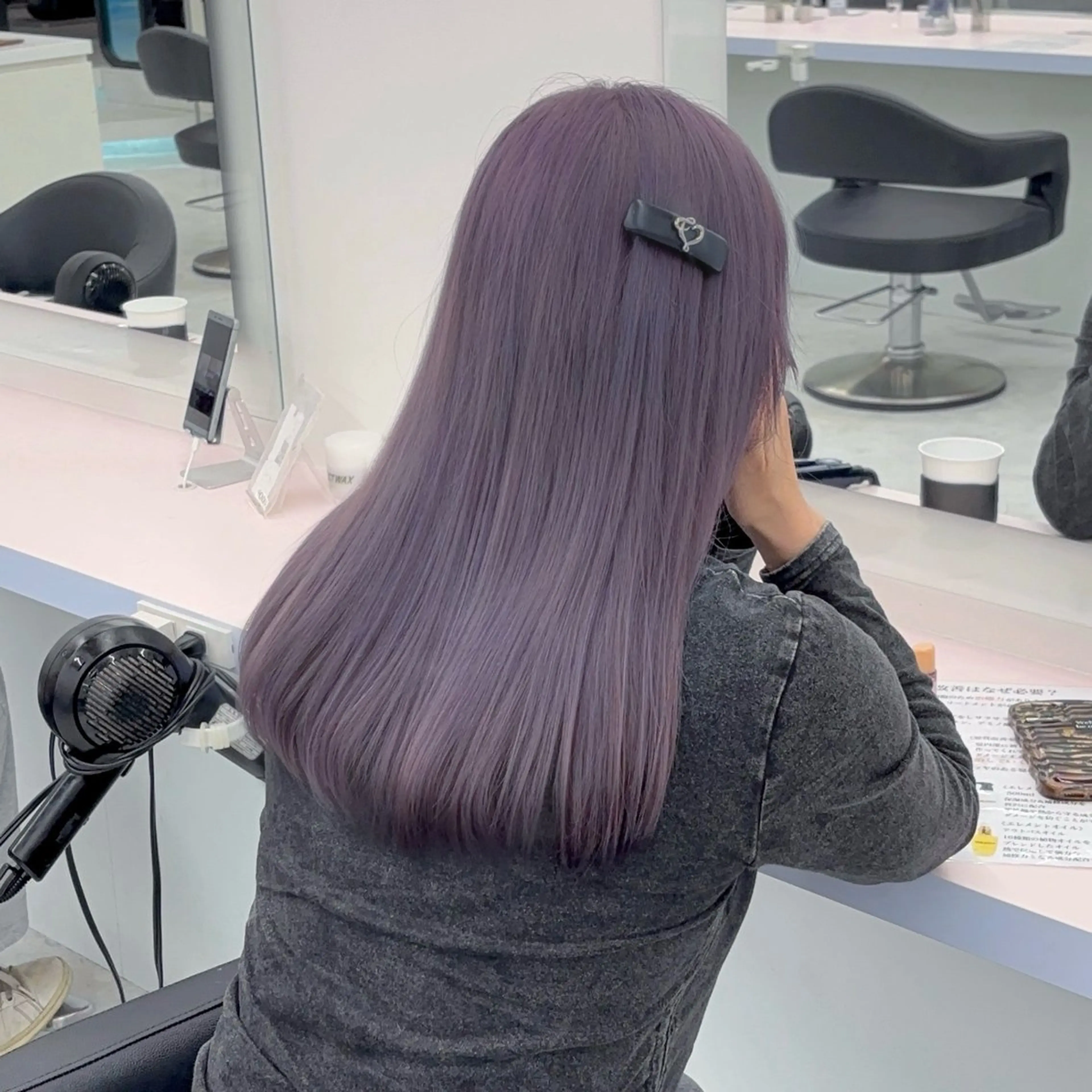 セミロング カラー カット ヘアカラー トリートメント ヘアセット ‎🎀HONOKA 🎀／似合わせカラーのヘアスタイル