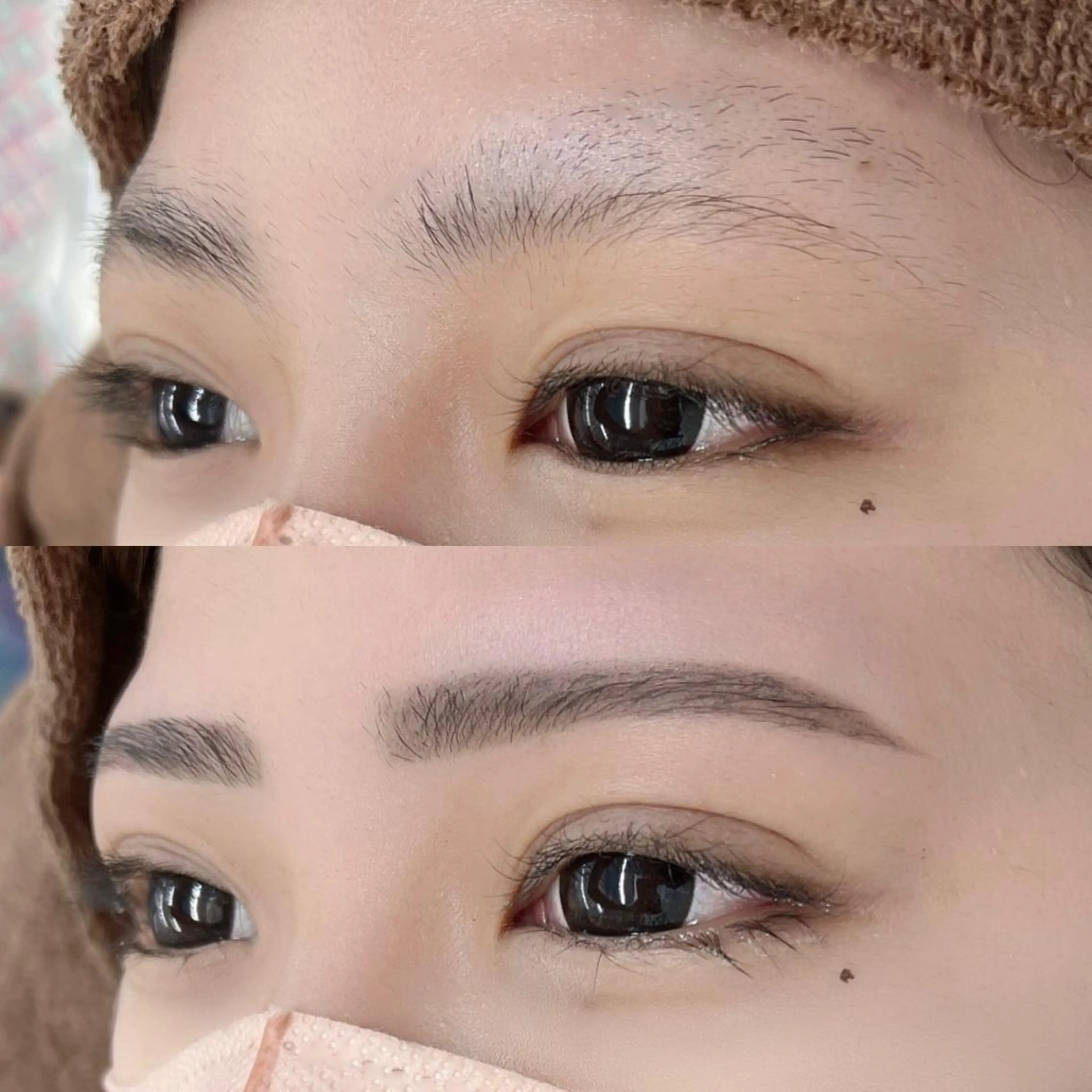 パーマ メンズ アイブロウ BEIGE 金山 🌹RUKAのマツエク・マツパデザイン