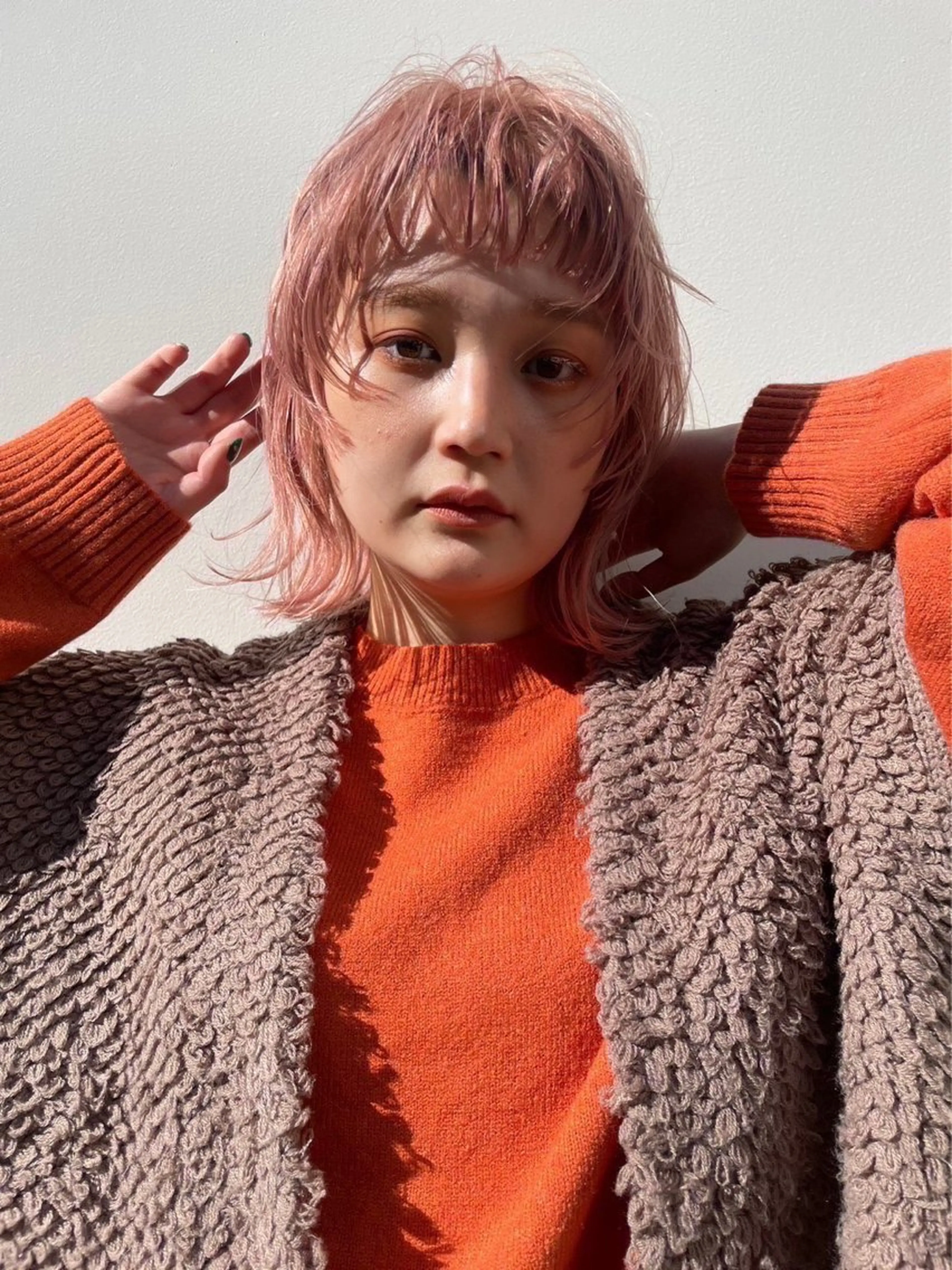 ミディアム カラー カット ヘアカラー トリートメント Brown 藤沢店のヘアスタイル