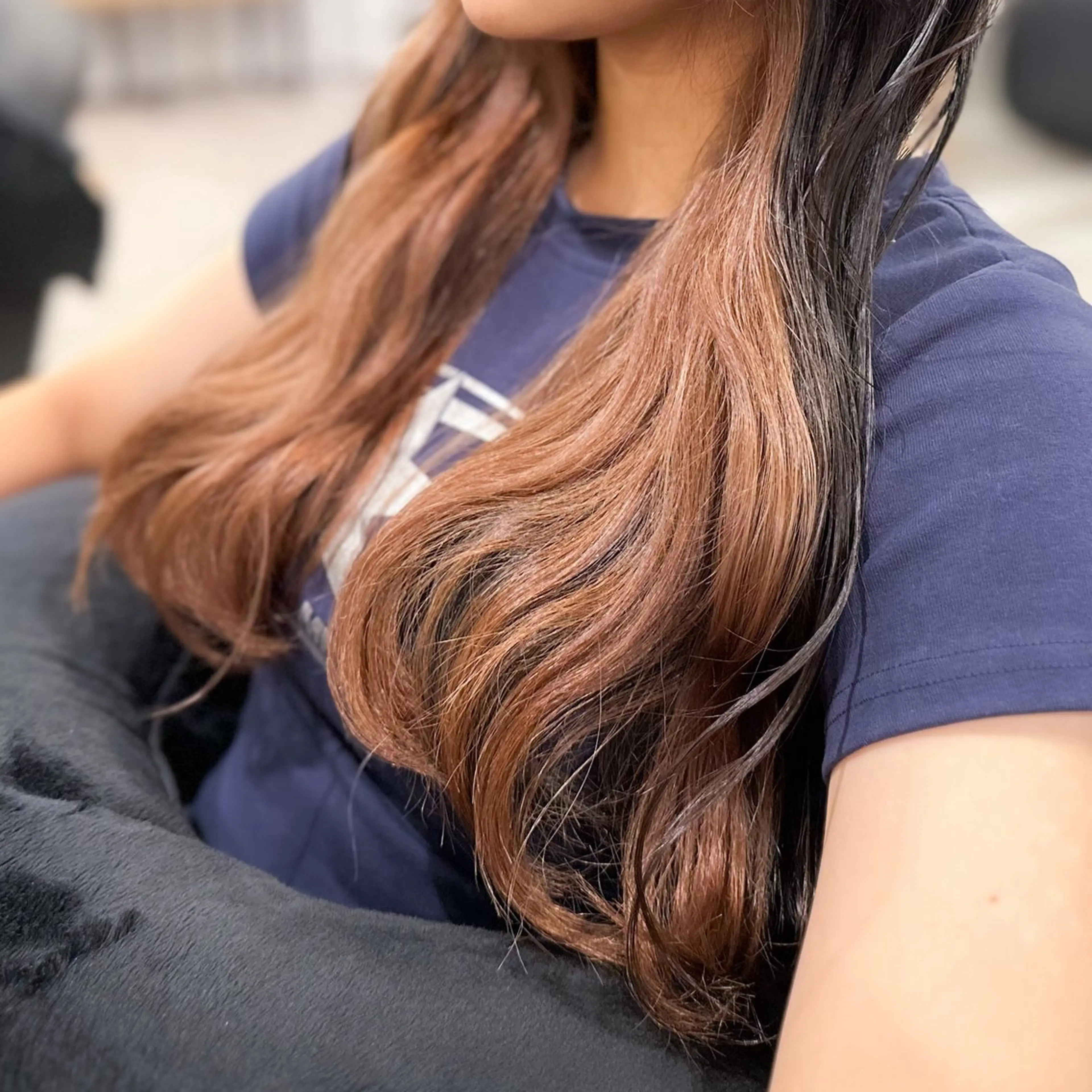 ロング カラー ベージュカラー インナーカラー ミルクティーベージュ 《髪質改善・縮毛矯正 /ブリーチ》坂本爽のヘアスタイル