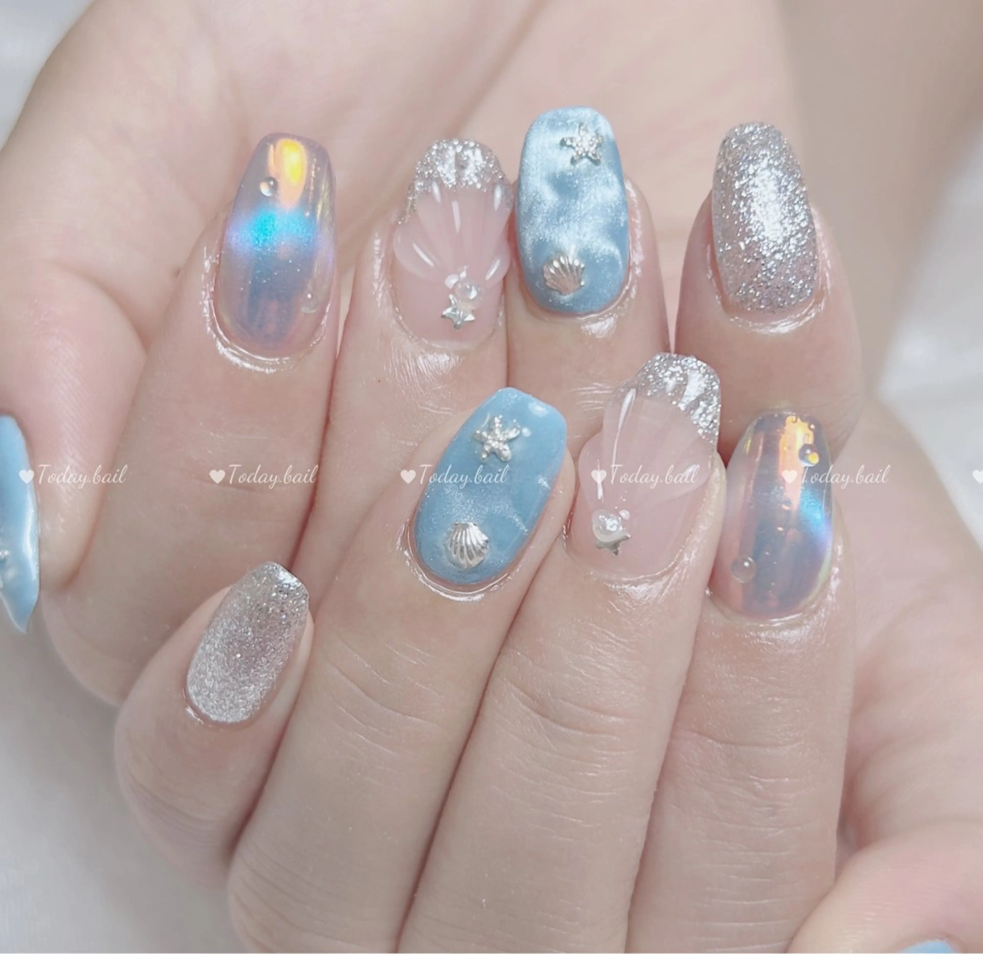 ネイル ハンドネイル 🎀Today nail💅のネイルデザイン