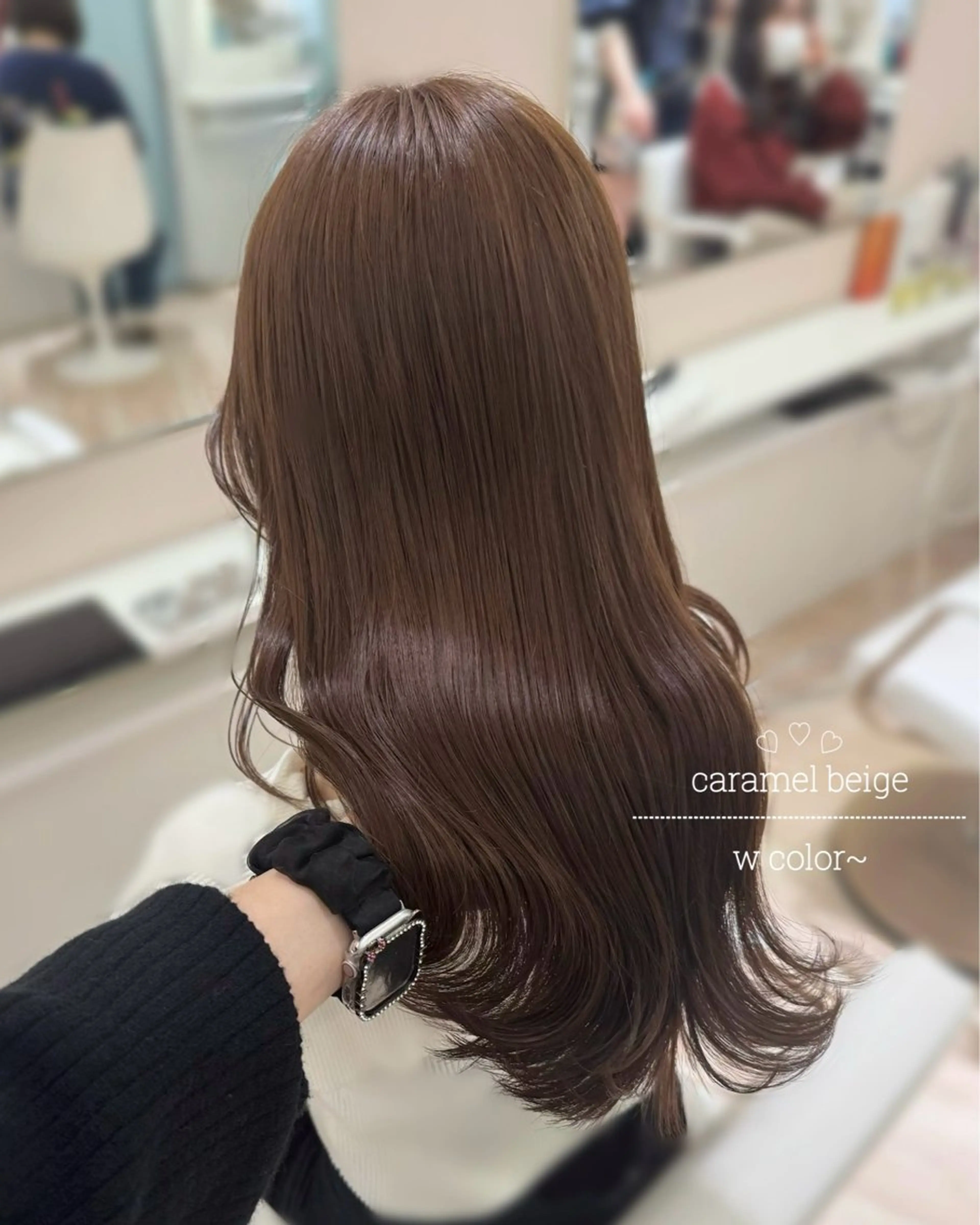 セミロング カラー ヘアカラー ParveMix┊ 太田 千尋🎀🪽のヘアスタイル