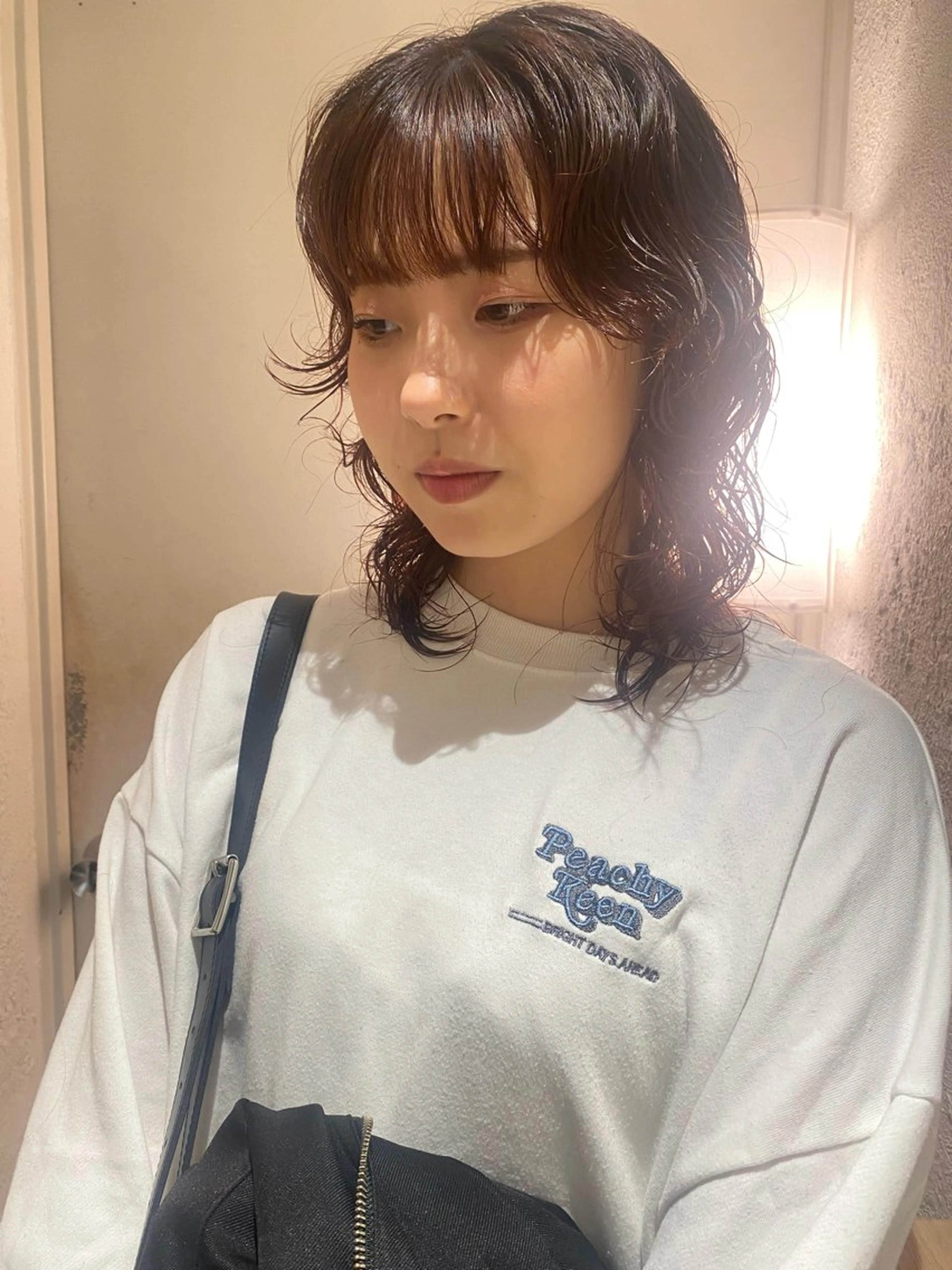 ミディアム ミディアムパーマ ウルフカット 💫扱いやすい ／レイヤー/小林陸のヘアスタイル