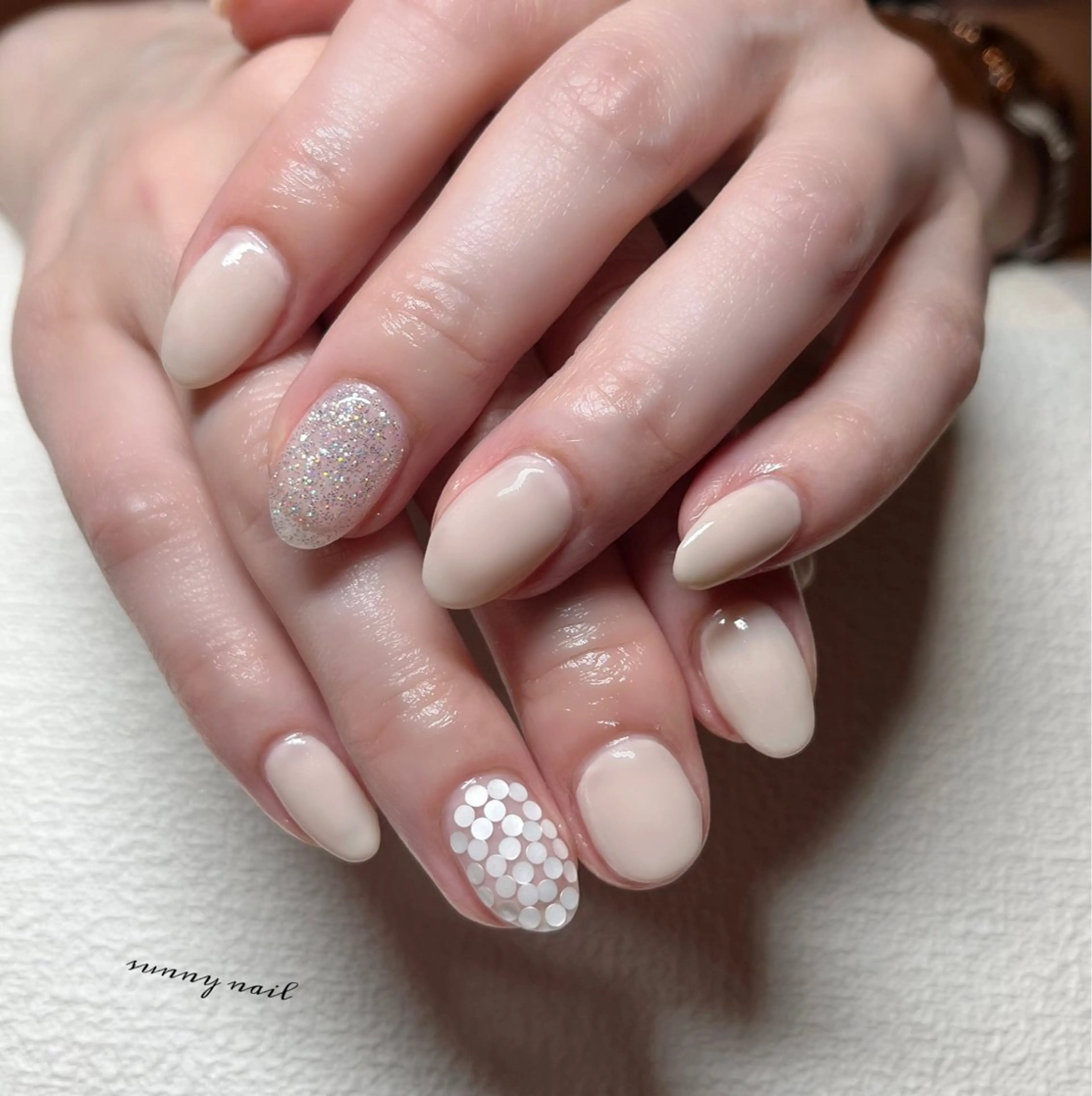 ネイル ジェルネイル ニュアンスネイル パラジェル シンプルネイル sunny nailのネイルデザイン