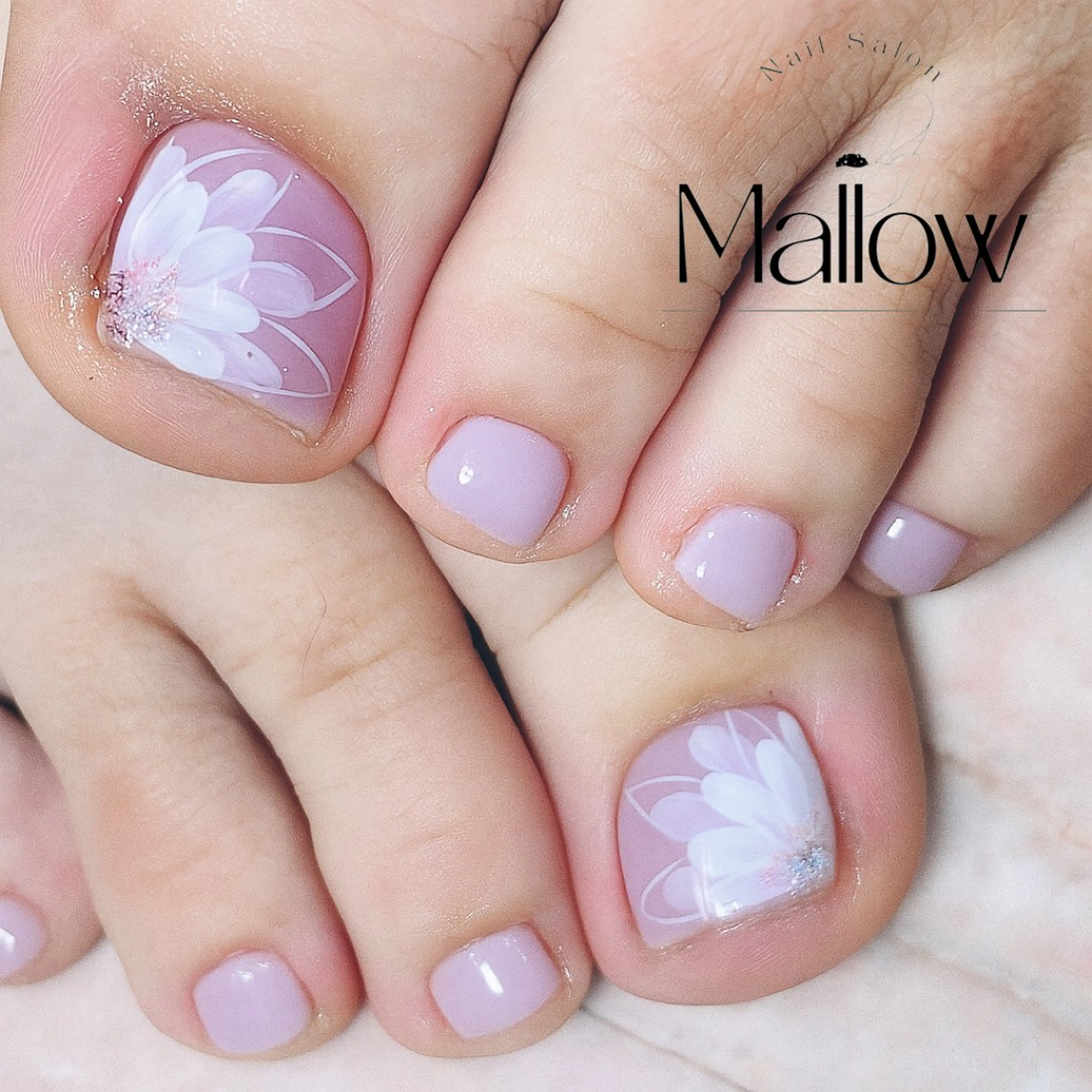 ネイル アートネイル フットネイル Mallow nailのネイルデザイン