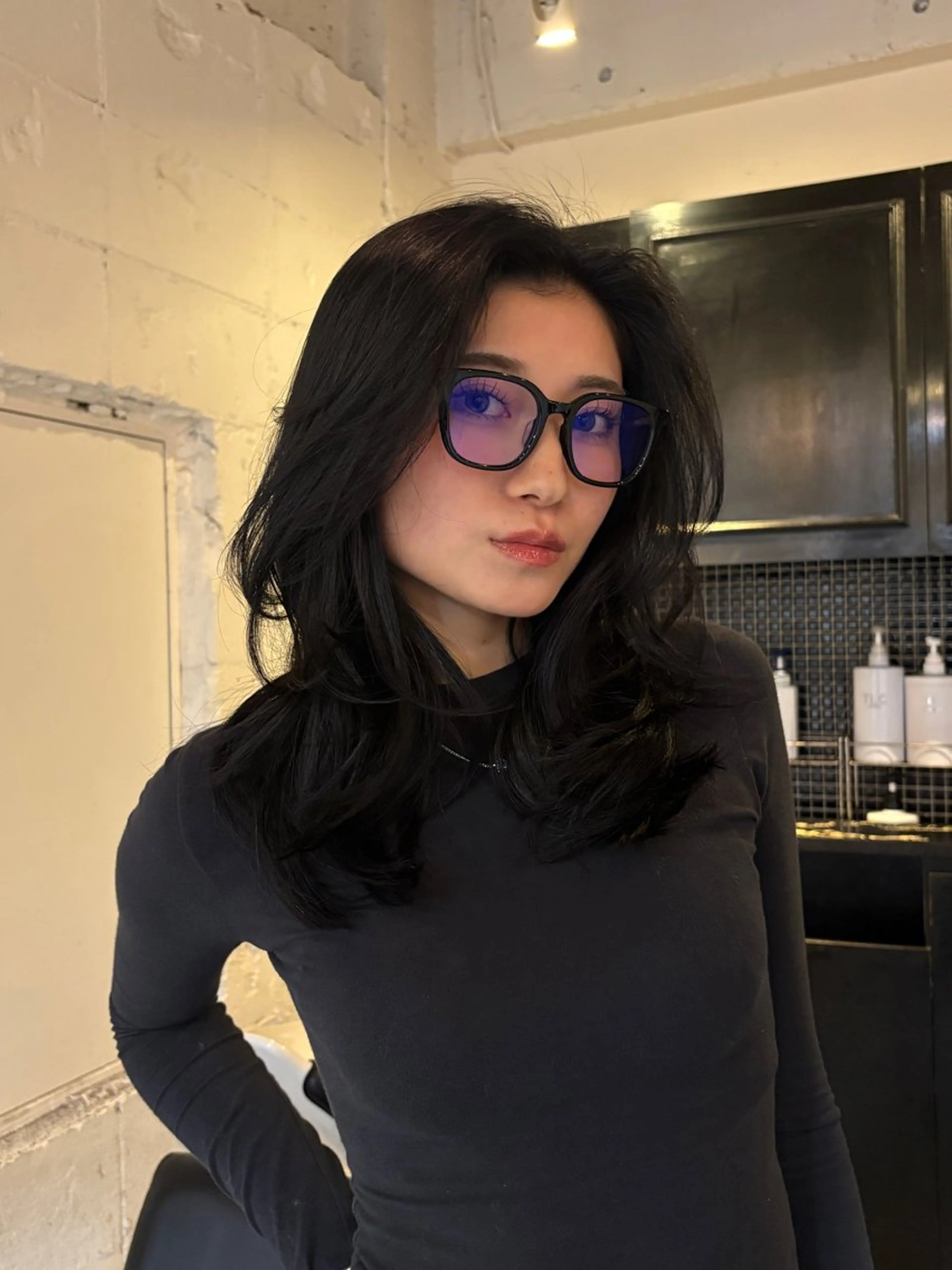 セミロング カット ヘアカラー トリートメント レディースカット🎀 NANAHAのヘアスタイル