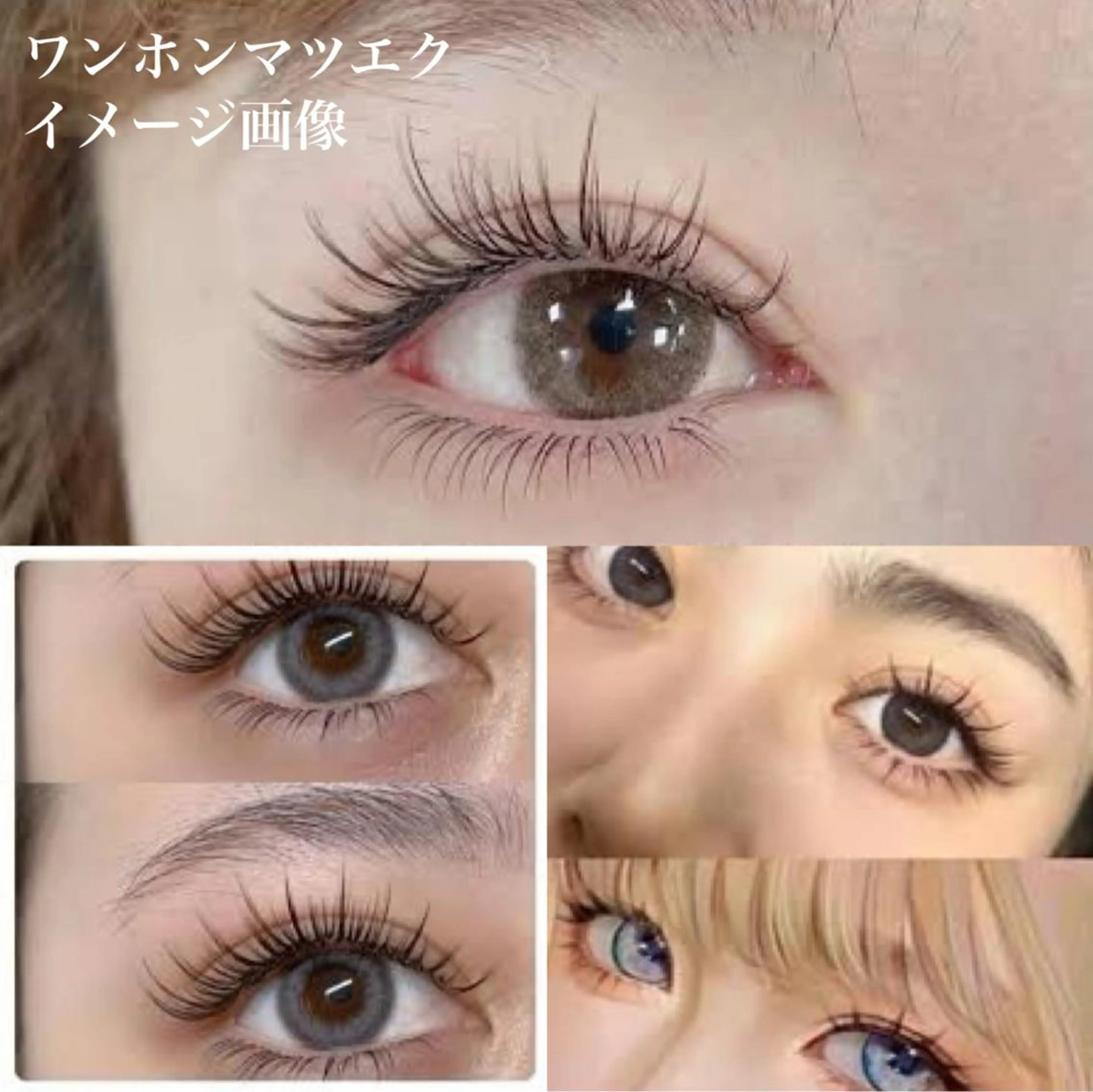 マツエク・マツパ アイブロウ ワンホンマツエク MûRIR Ayaのマツエク・マツパデザイン