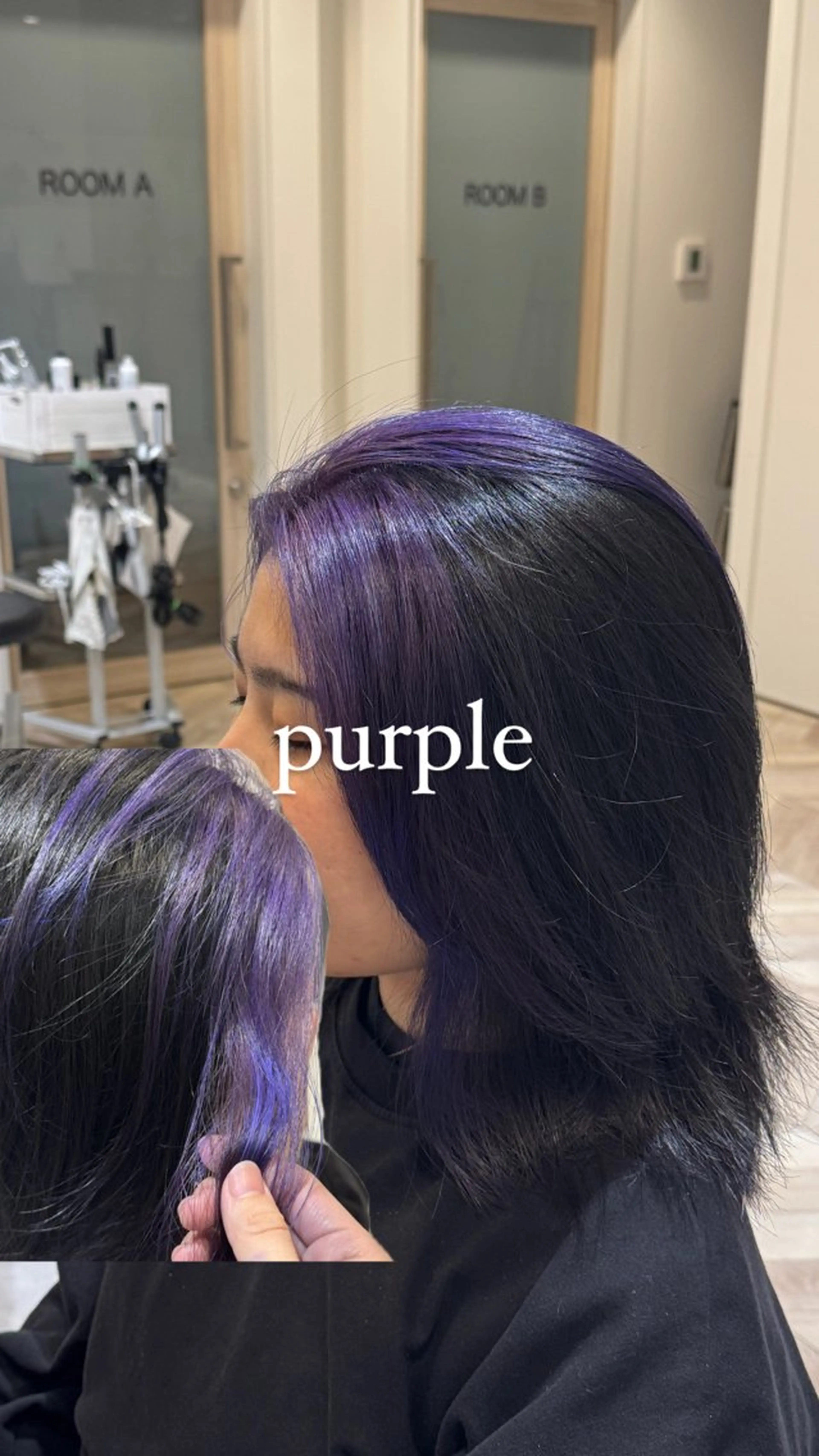 ミディアム カラー ブリーチ レイヤーカット Y2K/𝓡𝓲𝓷のヘアスタイル