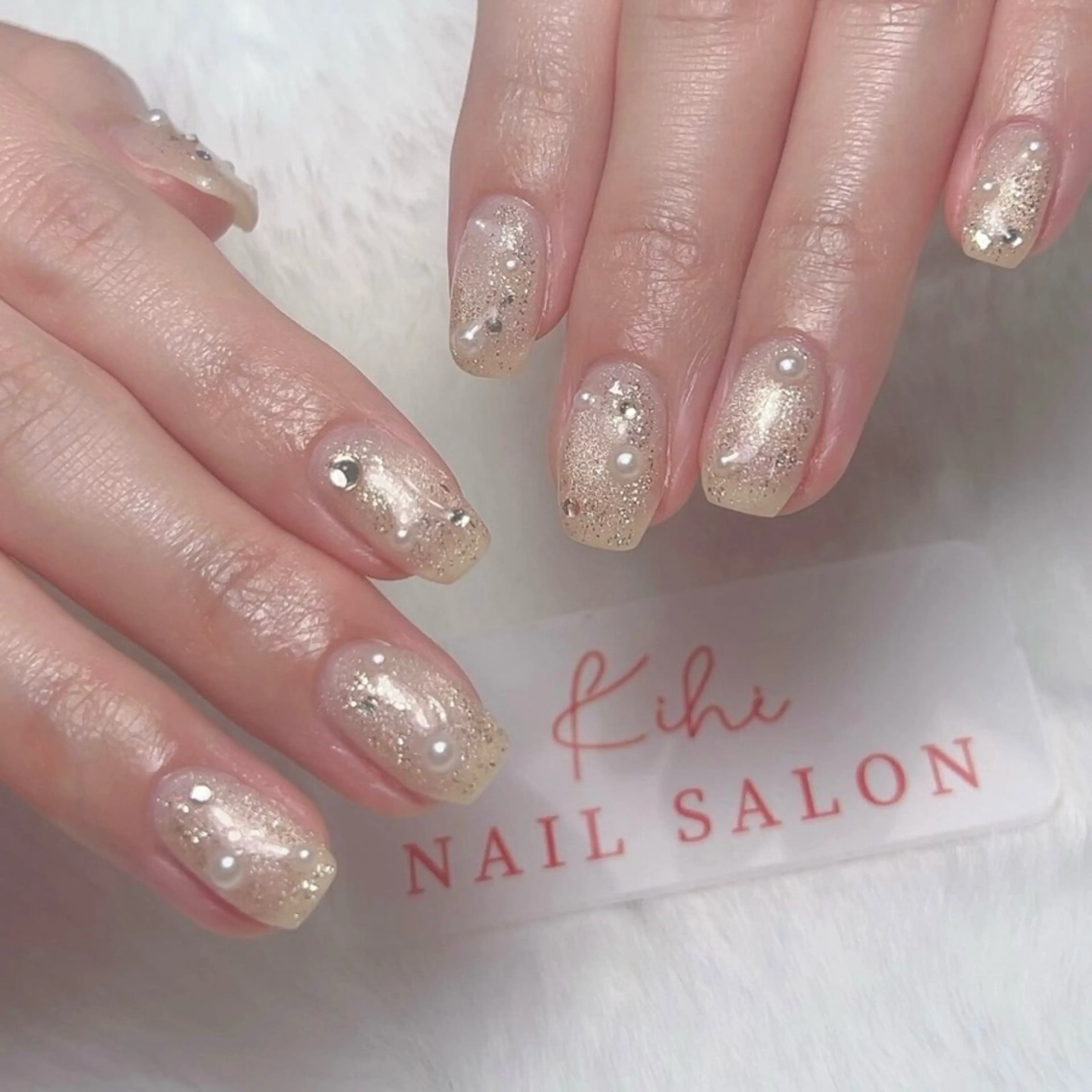 ネイル アートネイル フレンチネイル ジェルネイル グラデーション 韓国ネイル ハンドネイル 久保田 マリコのネイルデザイン