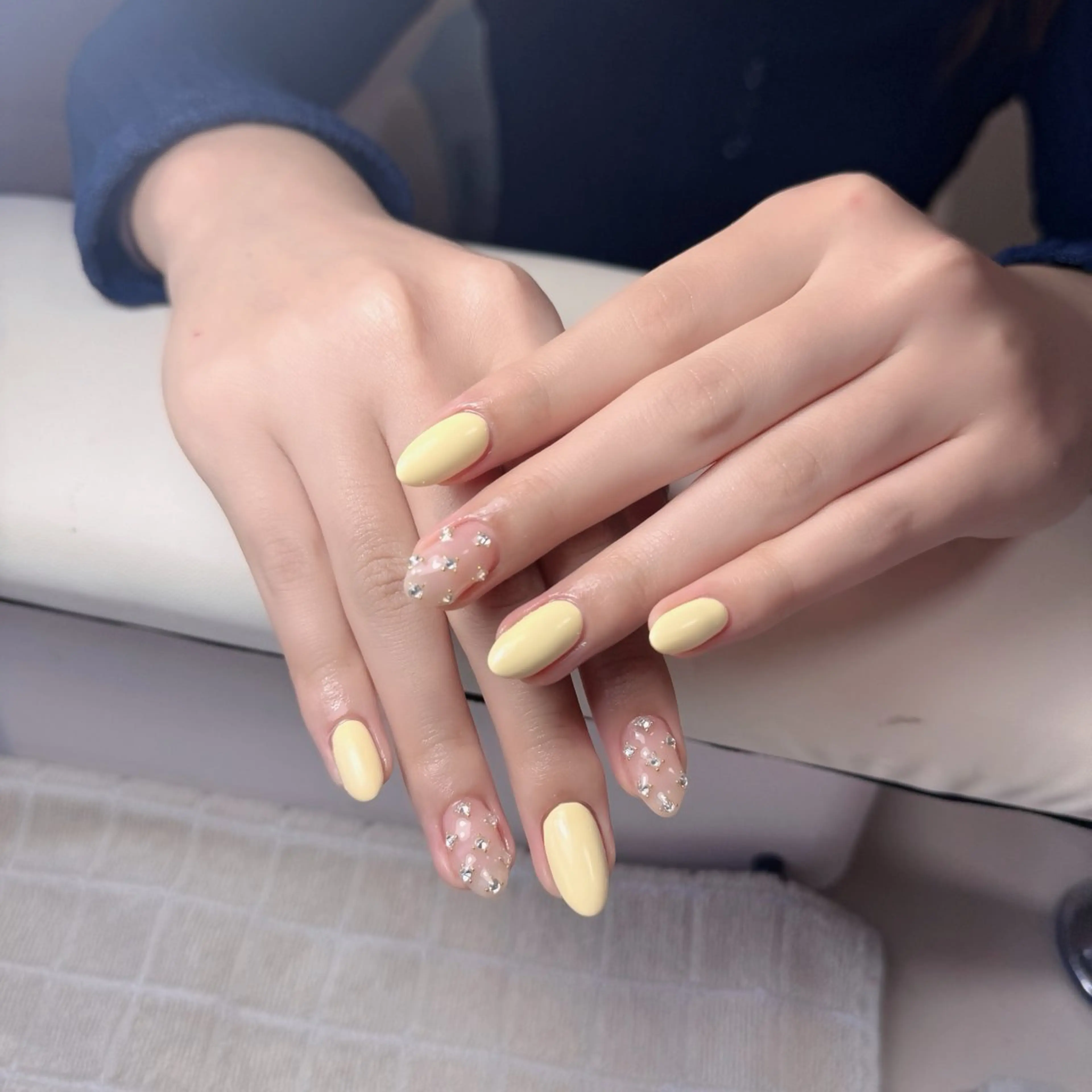 ネイル チークネイル フレンチネイル グラデーション 韓国ネイル マグネットネイル ハンドネイル Hana Nailのネイルデザイン