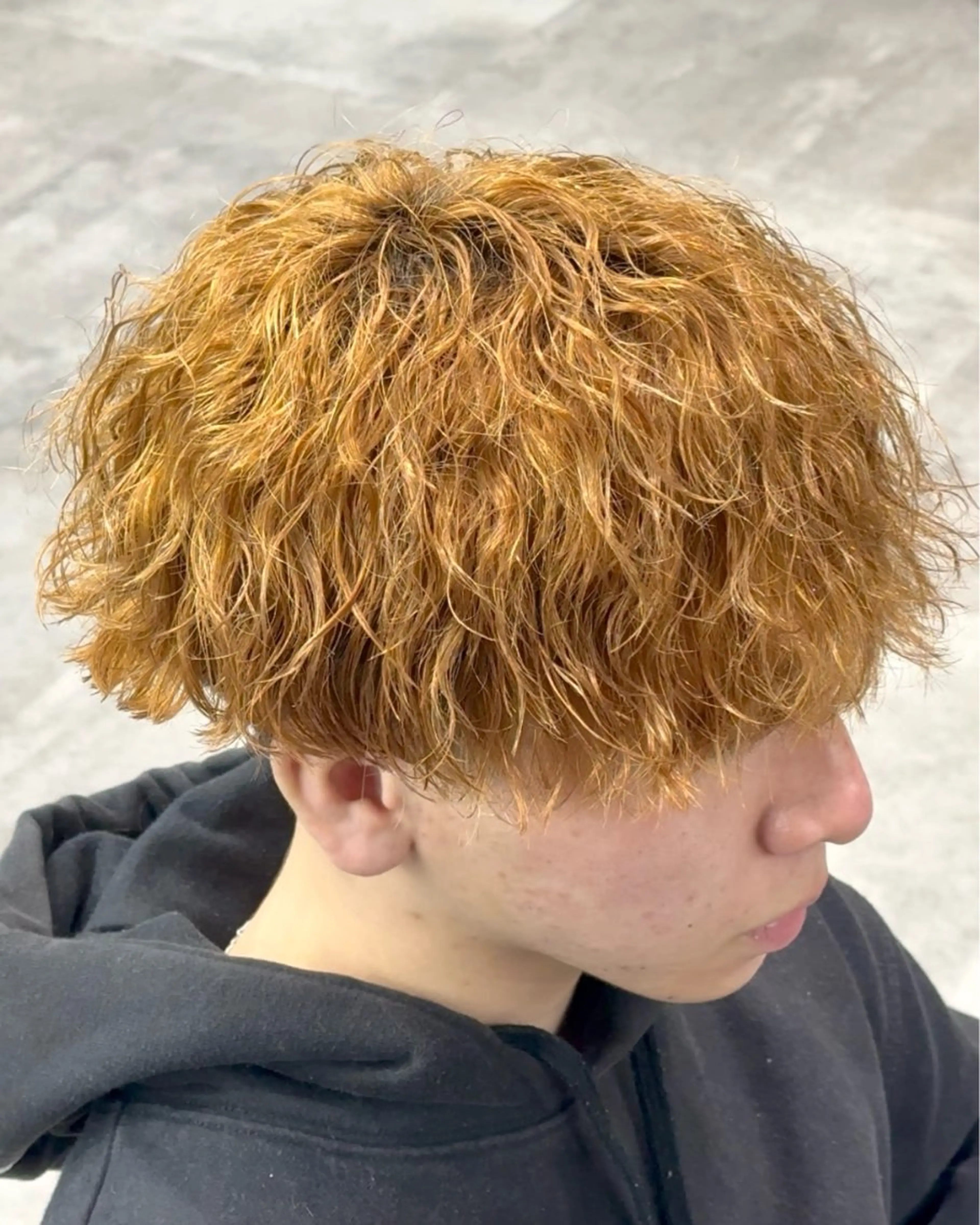 メンズ メンズブリーチ メンズパーマ カット パーマ 👑原宿メンズパーマ /原宿/かずま👑のヘアスタイル