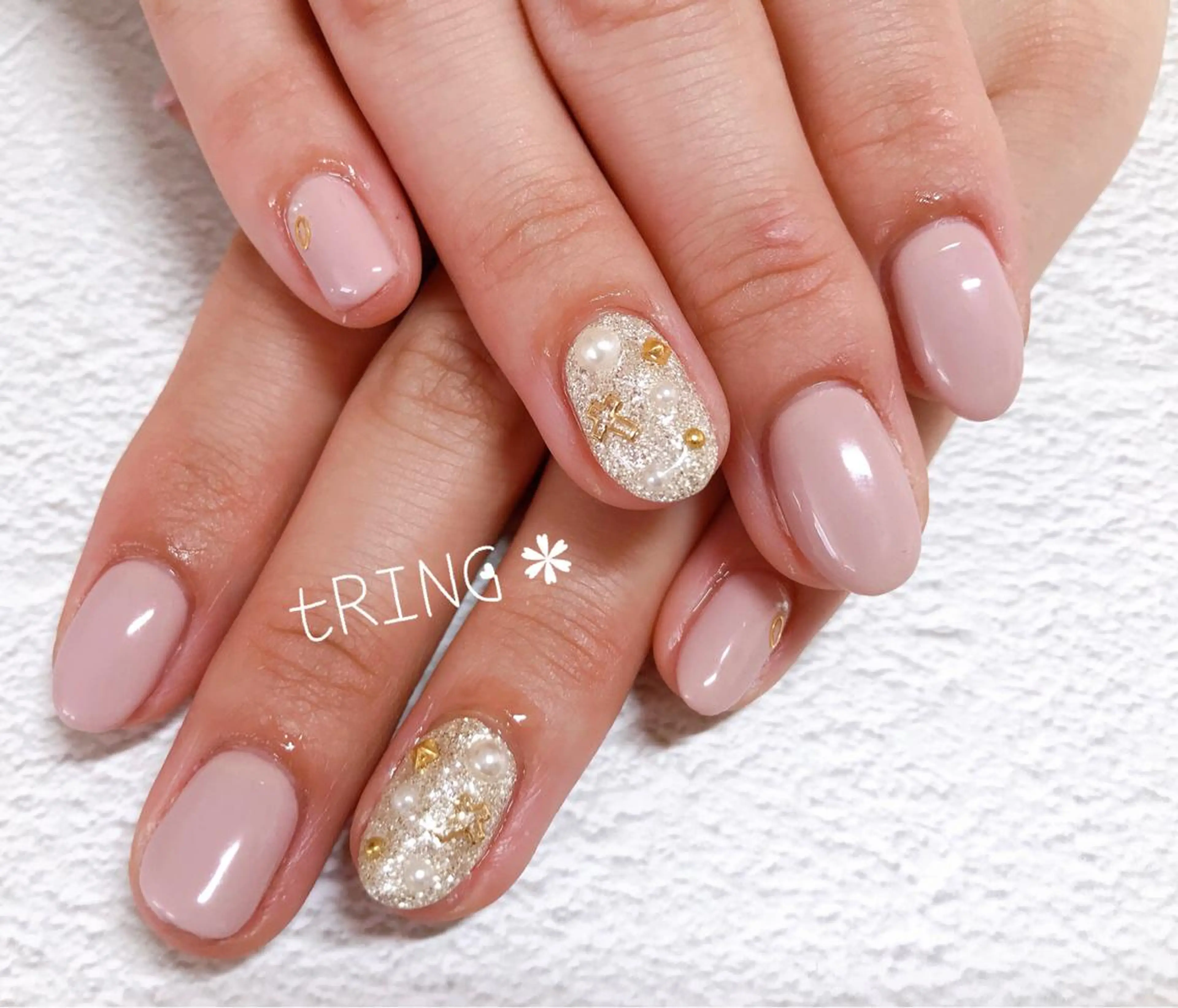 ネイル ハンドネイル tRING＊ しいの木台のネイルデザイン