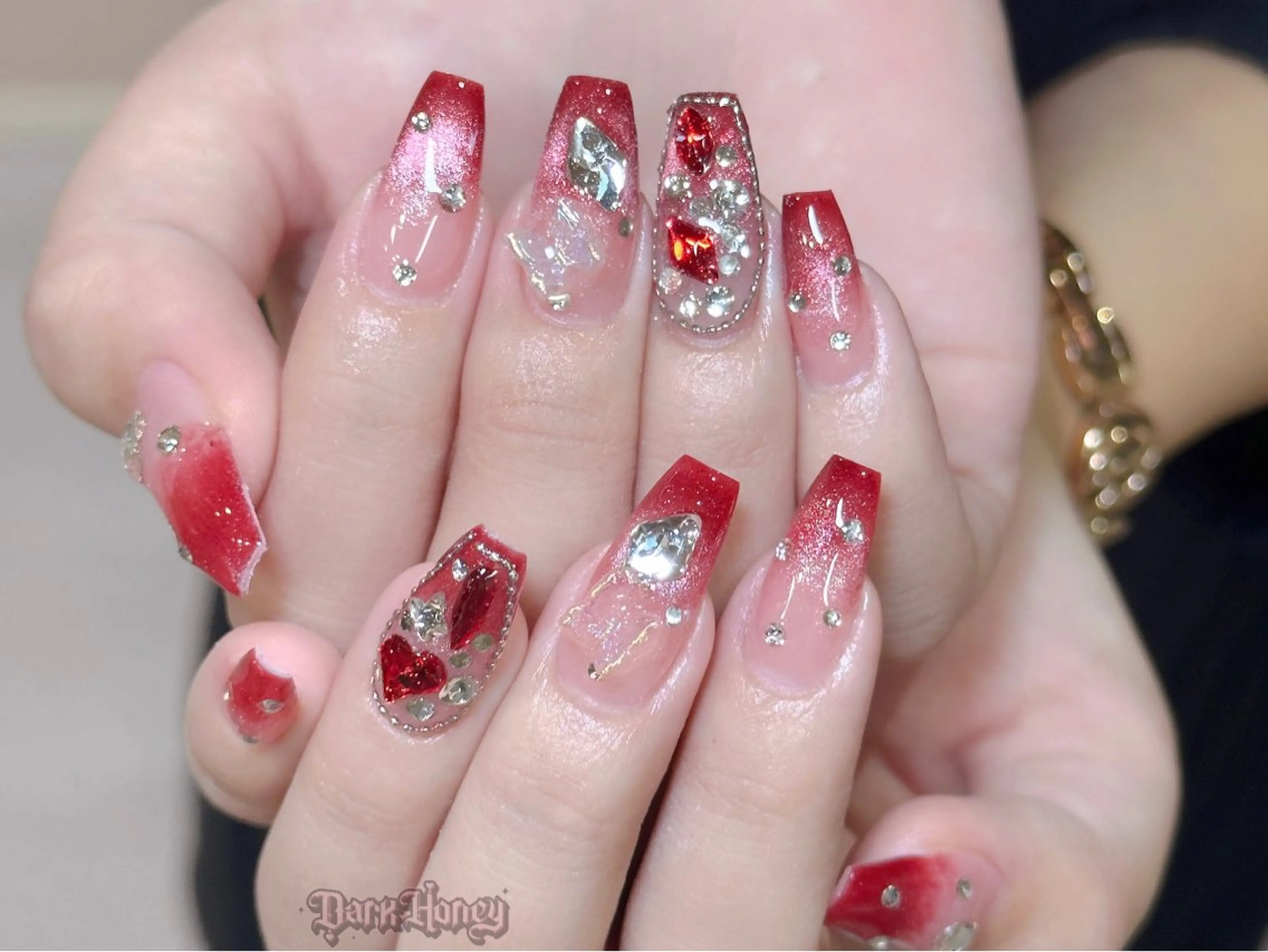 【新規ジェルオフ無料】SNSトレンドワンホンデザイン💖自爪💅90min⭐︎アートやり放題の写真