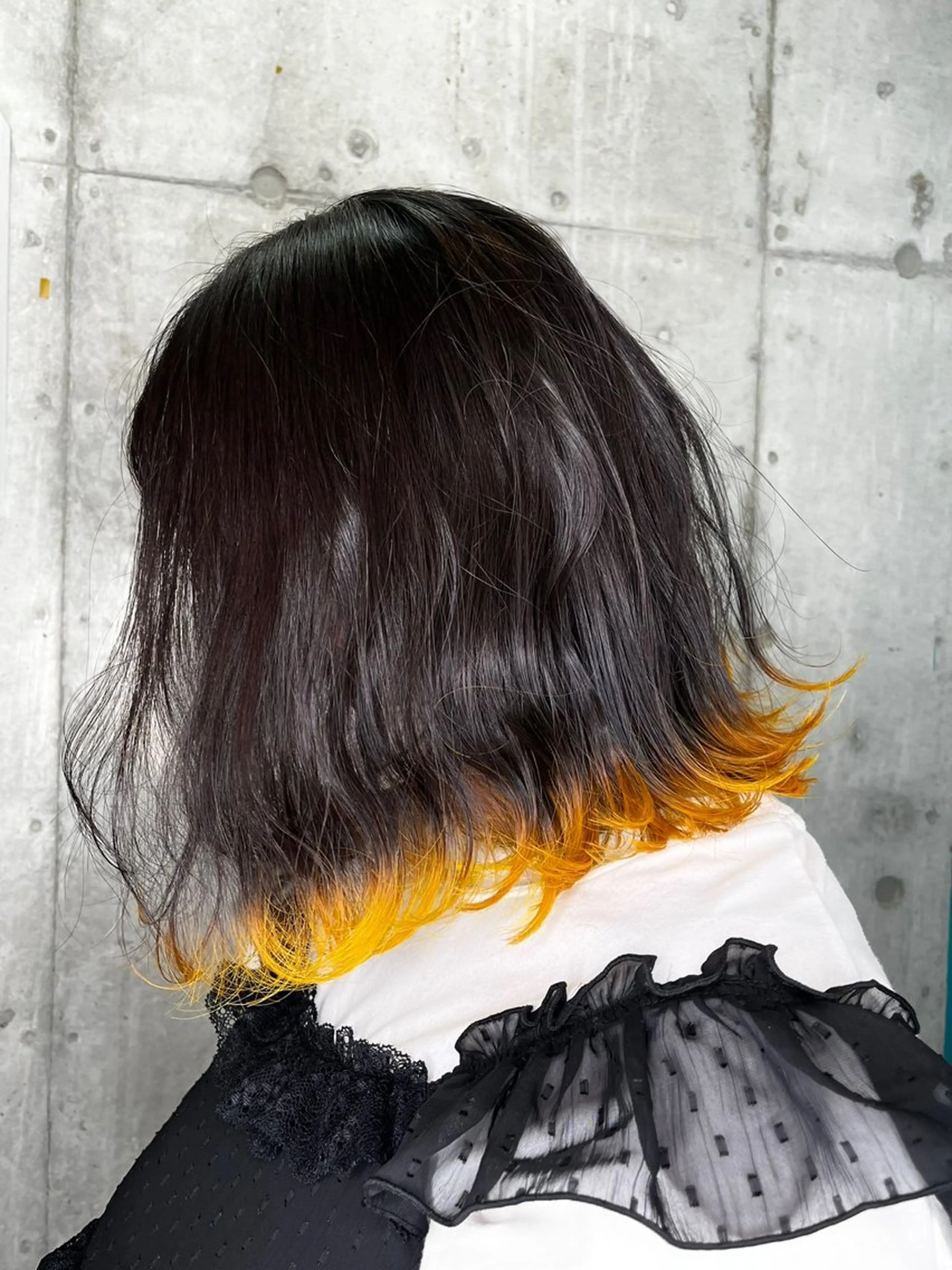 ミディアム カラー ヘアカラー 加藤志保 🎗️🫧モデル募集のヘアスタイル