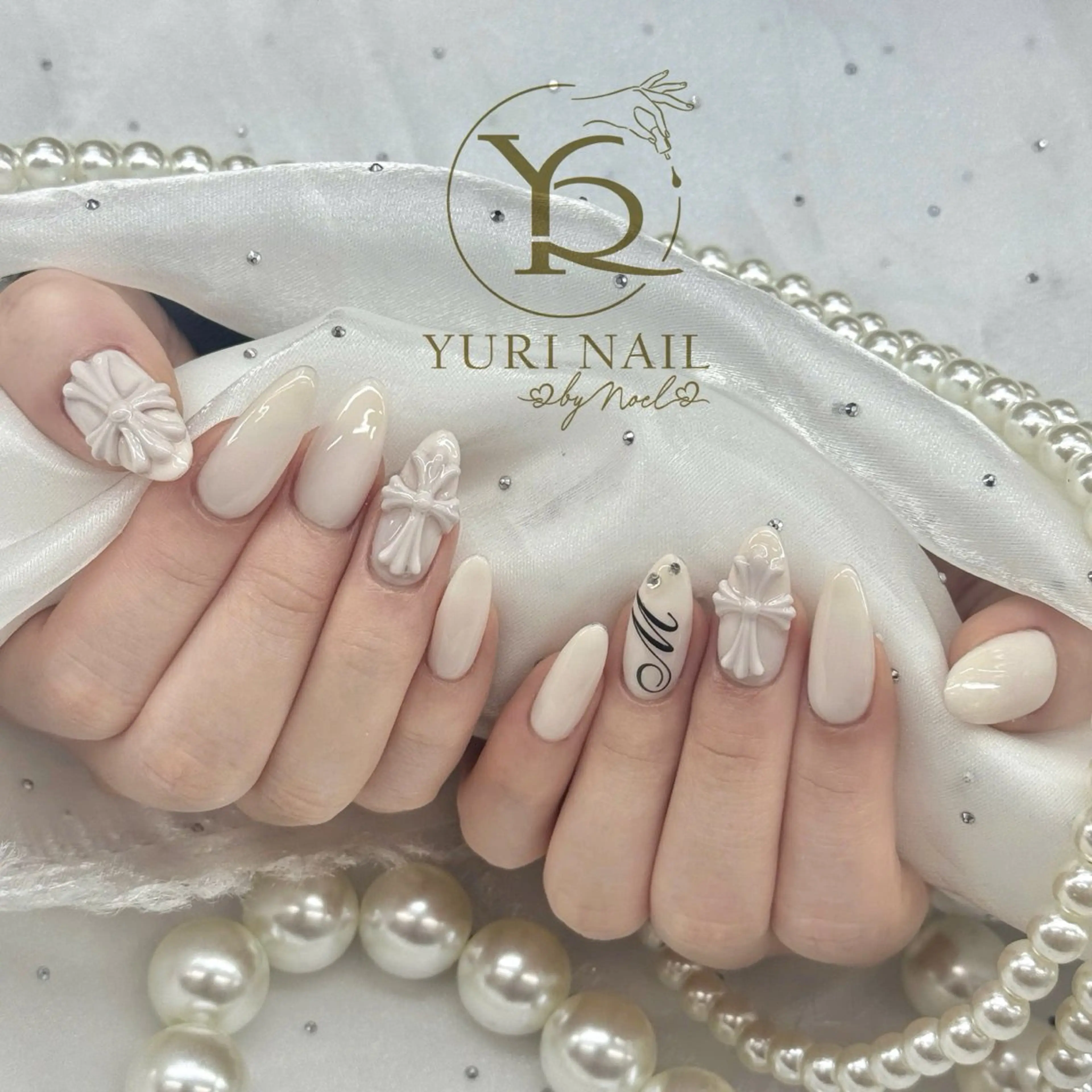 ネイル チークネイル フットネイル フレンチネイル グラデーション キラキラネイル YURI Nail Funabashiのネイルデザイン