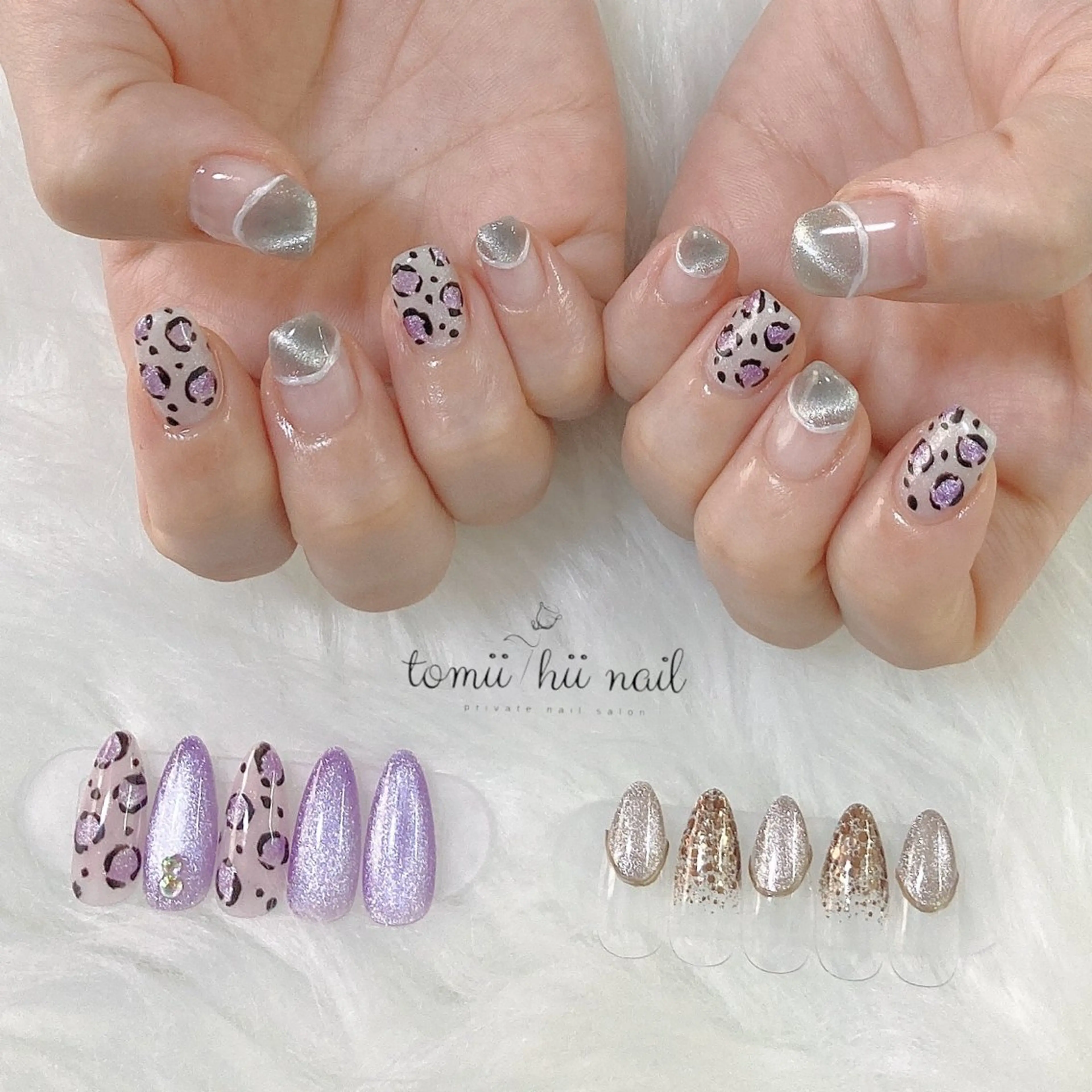 ネイル フレンチネイル マグネットネイル tomii-hii -nailのその他イメージ