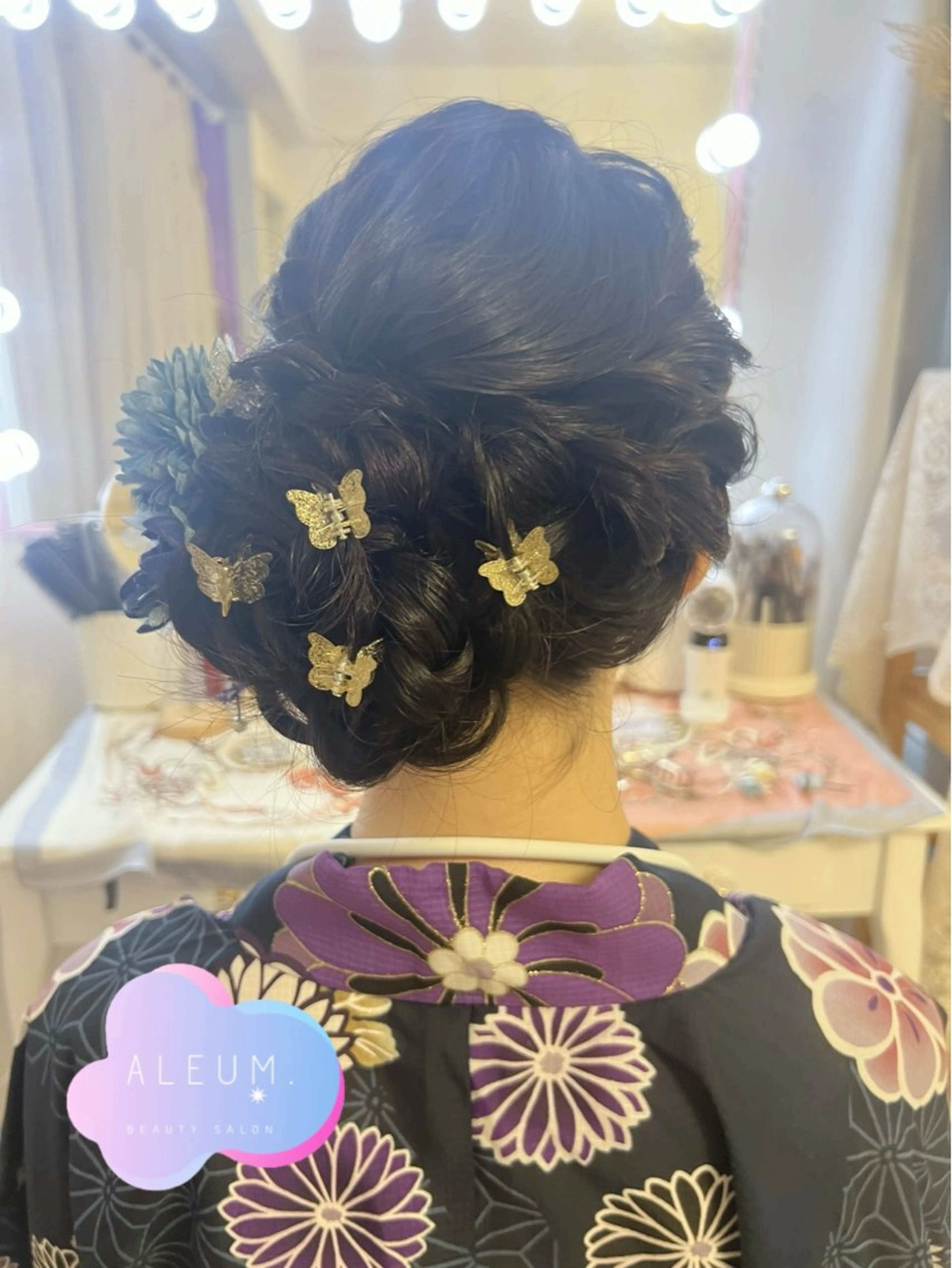 ヘアアレンジ 浴衣 🌈ALEUM.🌈 アルムのマツエク・マツパデザイン