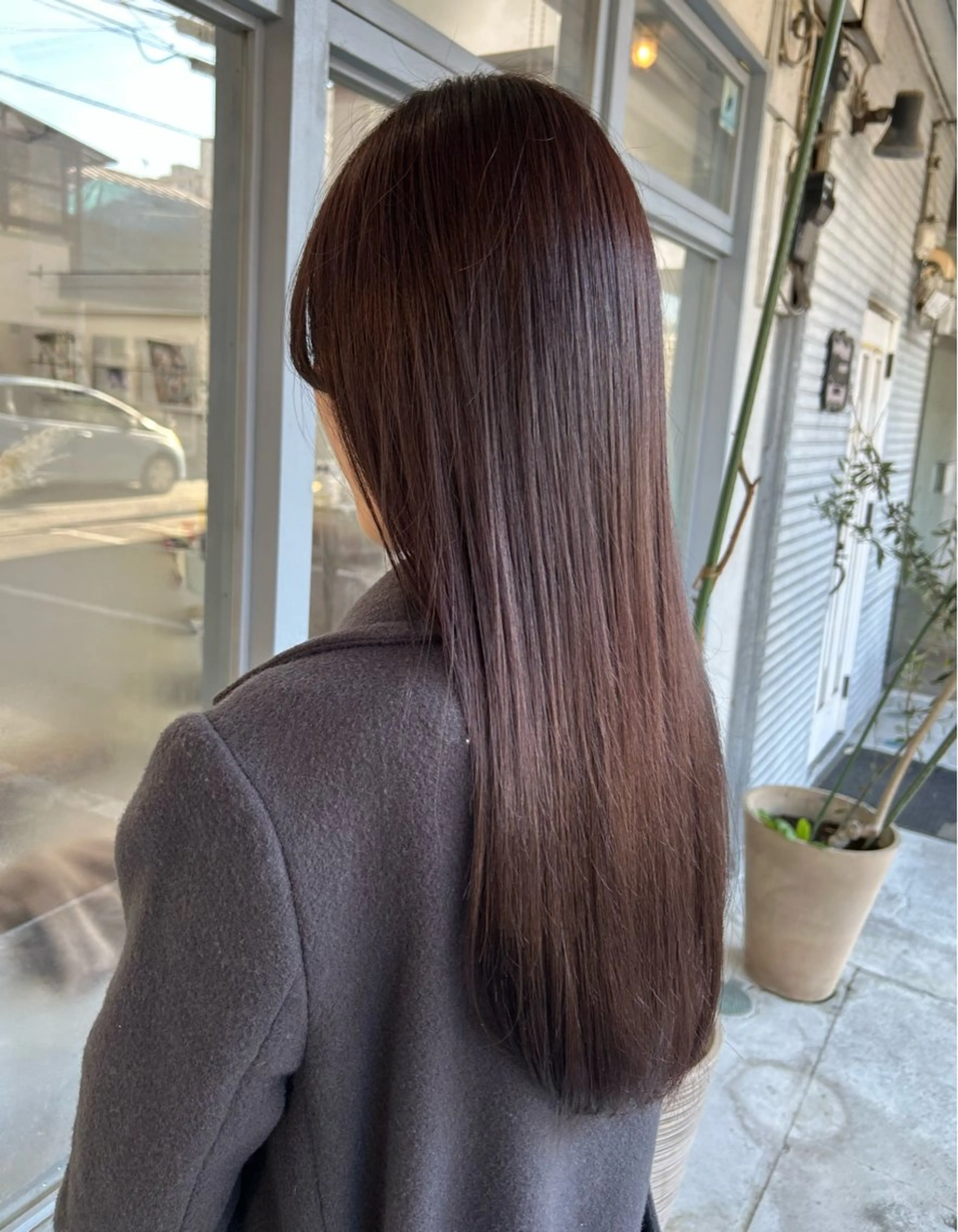 ロング 韓国風ヘア ヘアカラー 本澤 朋香のヘアスタイル