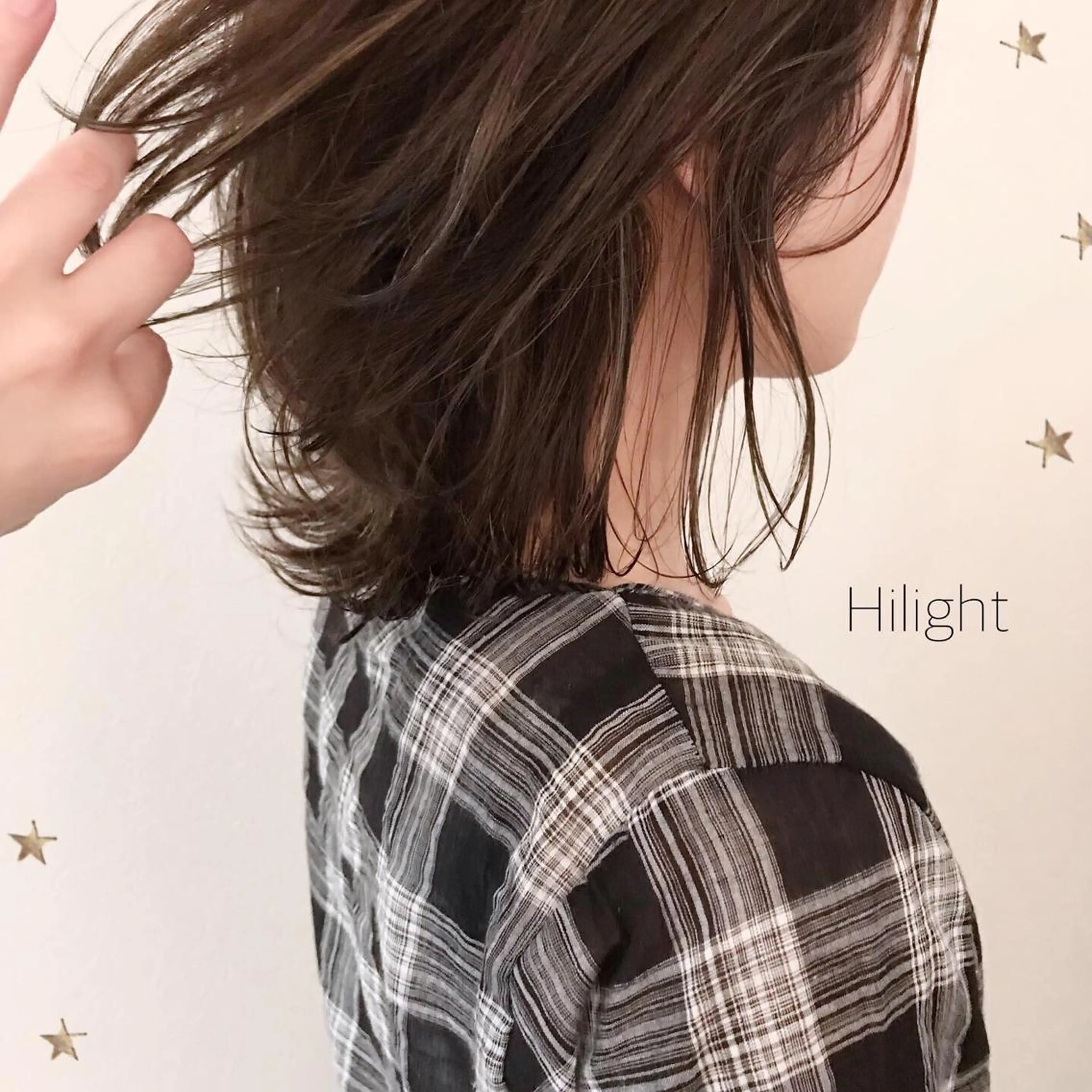 ミディアム カラー 市川 千夏のヘアスタイル