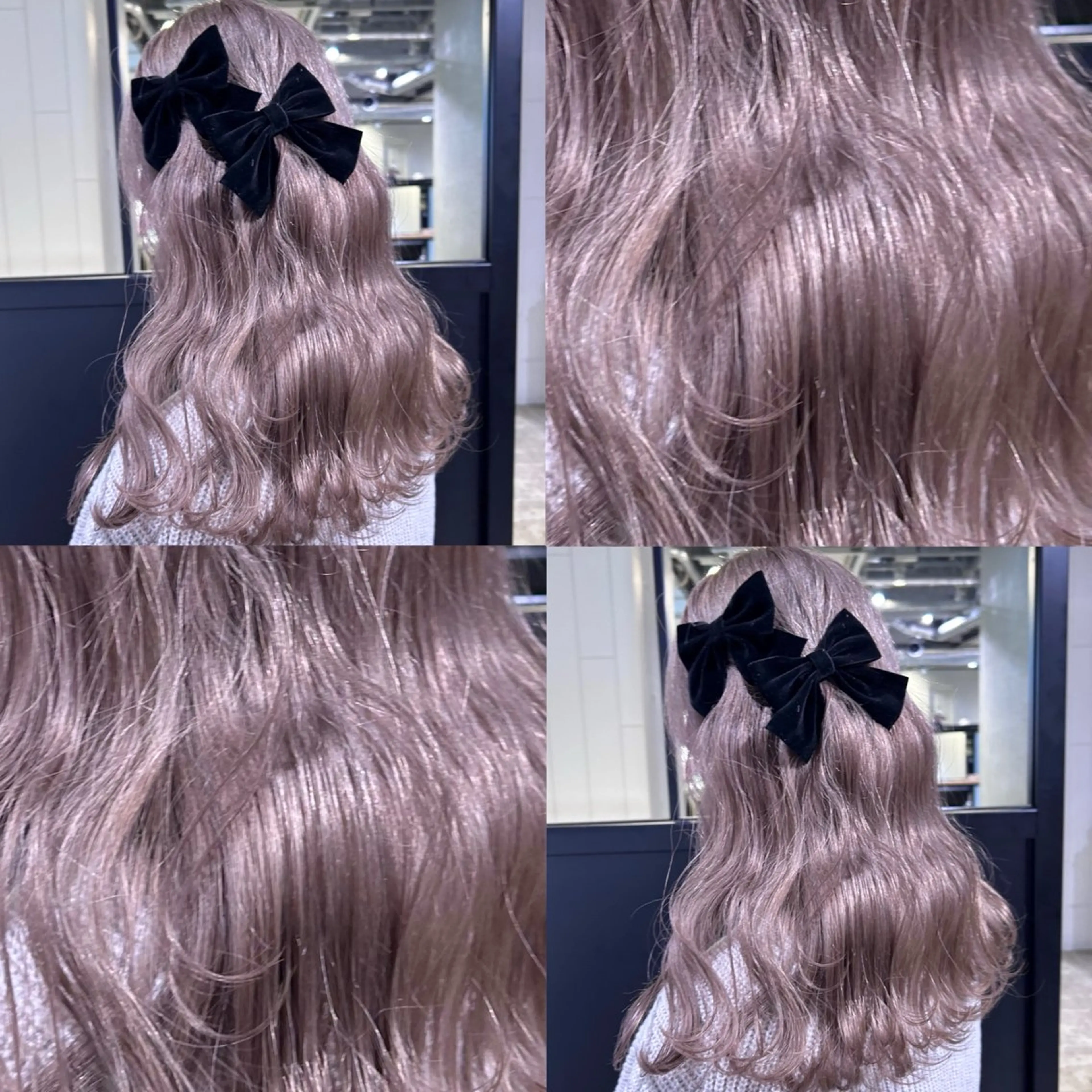 セミロング カラー ヘアアレンジ 🧸ブリーチ特化/前 髪/しょうじりか🎀のヘアスタイル