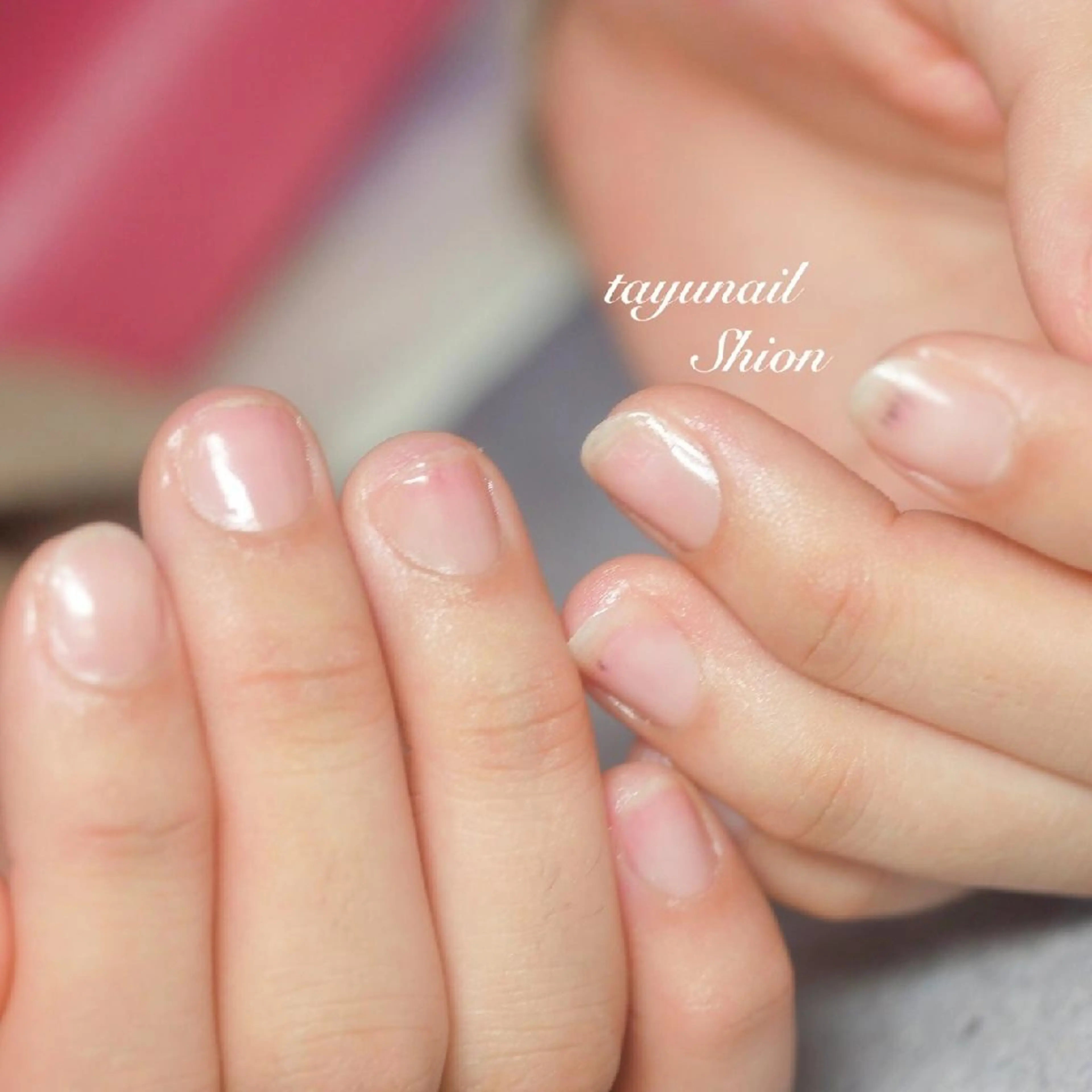 ネイル ブルー ジェルネイル パラジェル 冬ネイル ネイルサロン 【たゆnail】のネイルデザイン