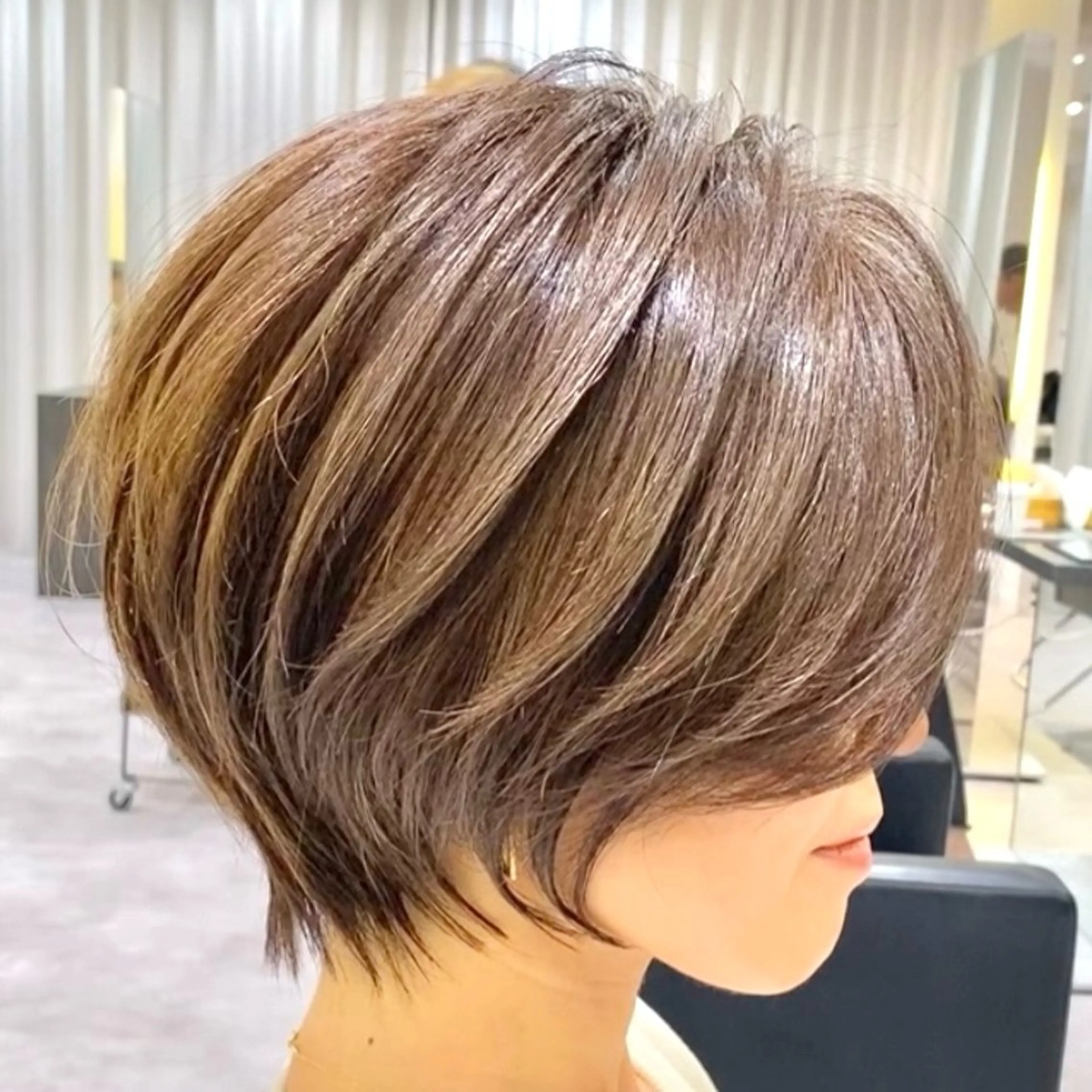 【無料】🌸似合わせショートカット (シャンプーブロー込み✨)クビレショート/丸みショートの写真