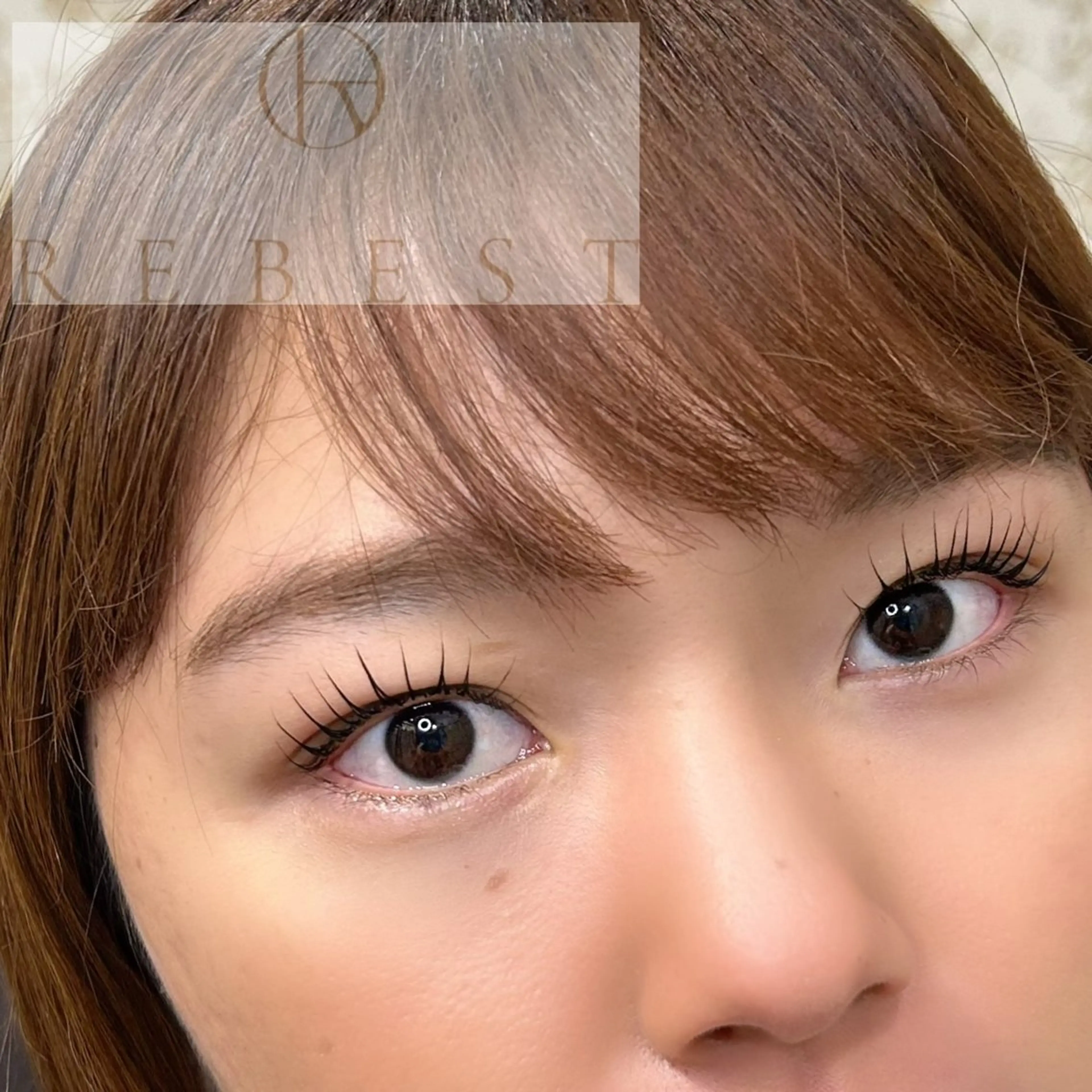 マツエク・マツパ パリジェンヌラッシュリフト yuuka REBEST心斎橋のマツエク・マツパデザイン