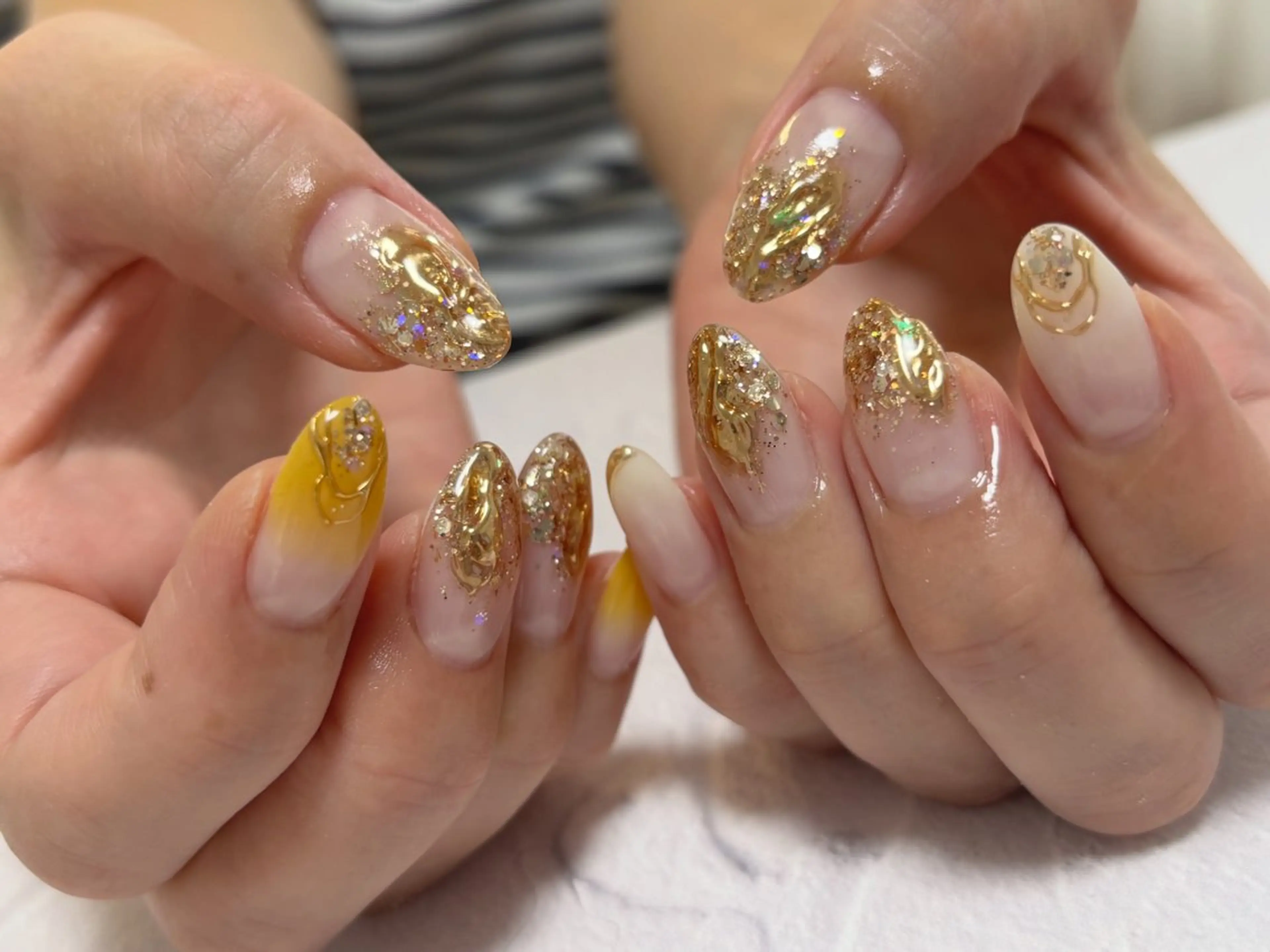 ネイル ハンドネイル 愛川町 あんすりうむのネイルデザイン