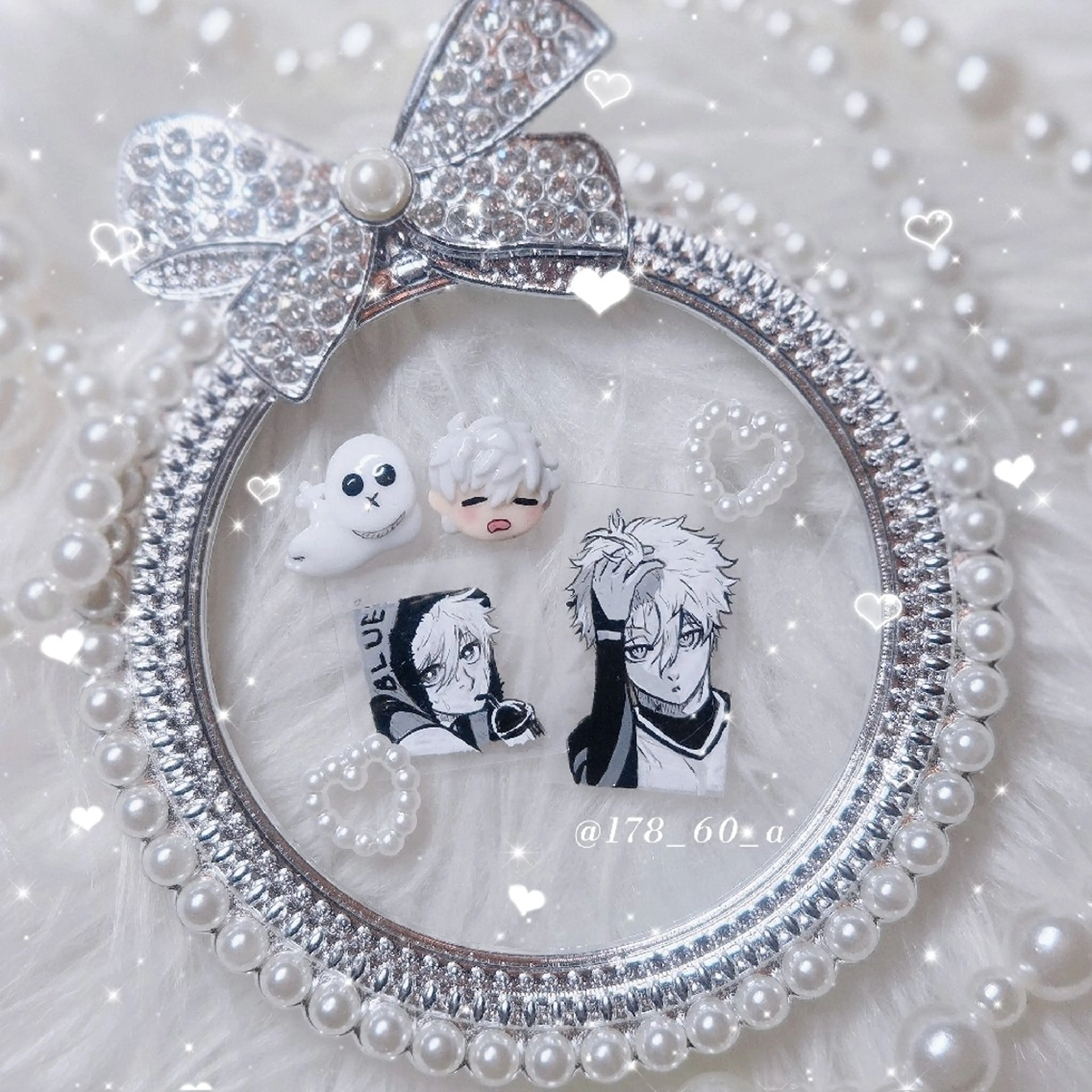 ネイル ブルー スカルプネイル ハンドネイル HAPPINAS🎀  れん🖤痛ネイルのネイルデザイン