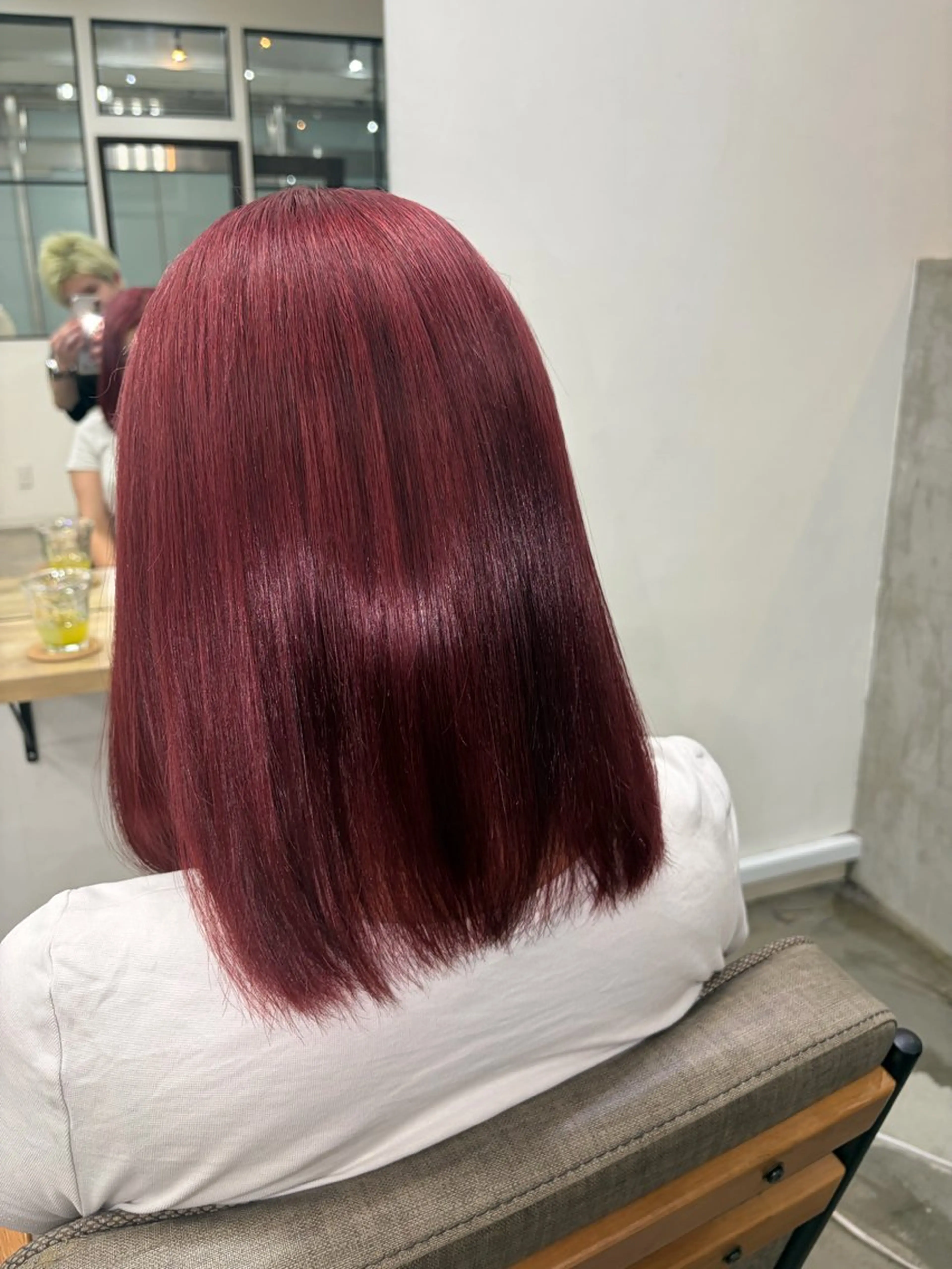 ミディアム ヘアカラー ブリーチカラー✨ じょあ☆のヘアスタイル