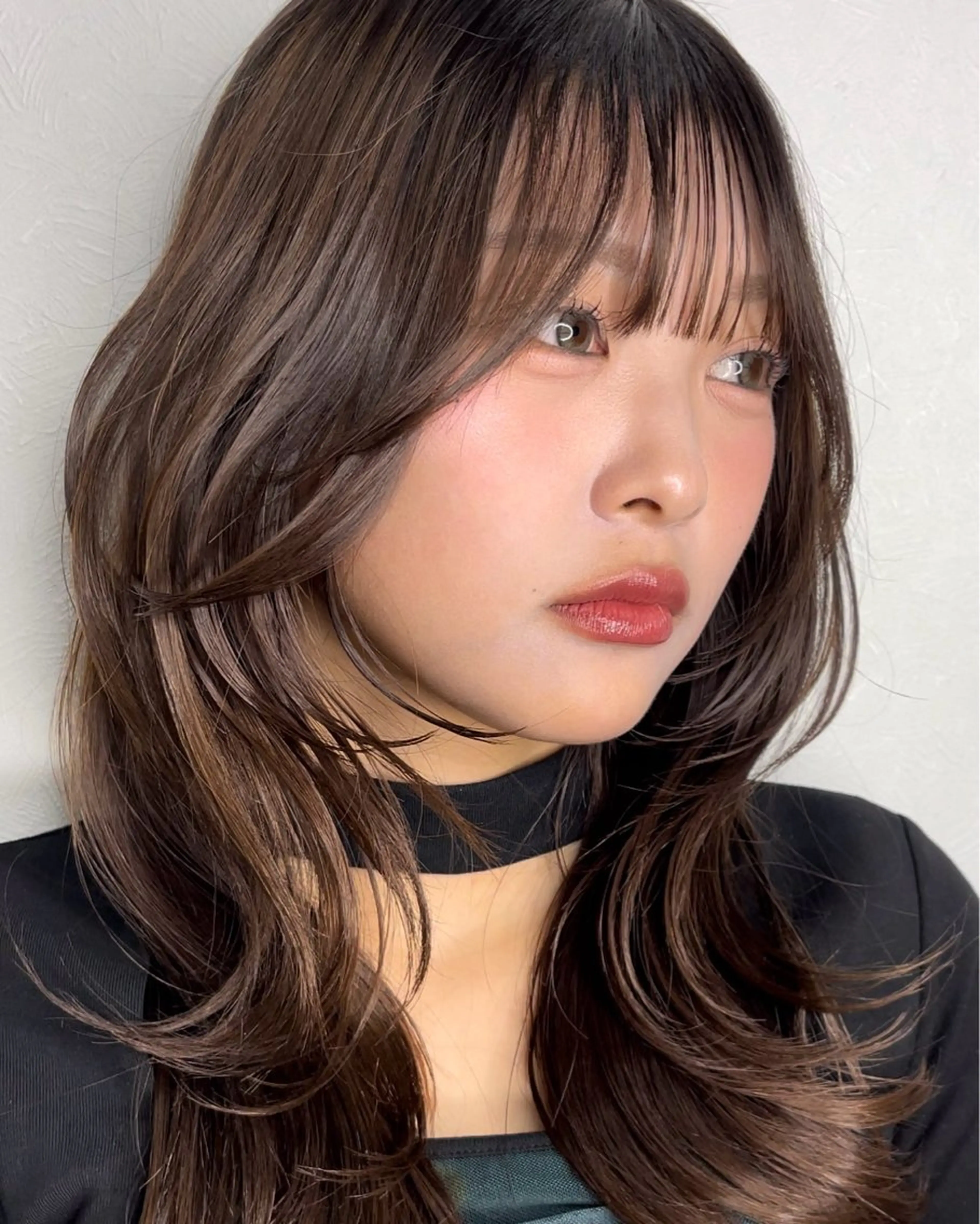 セミロング 剣持友希/ifh iizuka/高崎のヘアスタイル