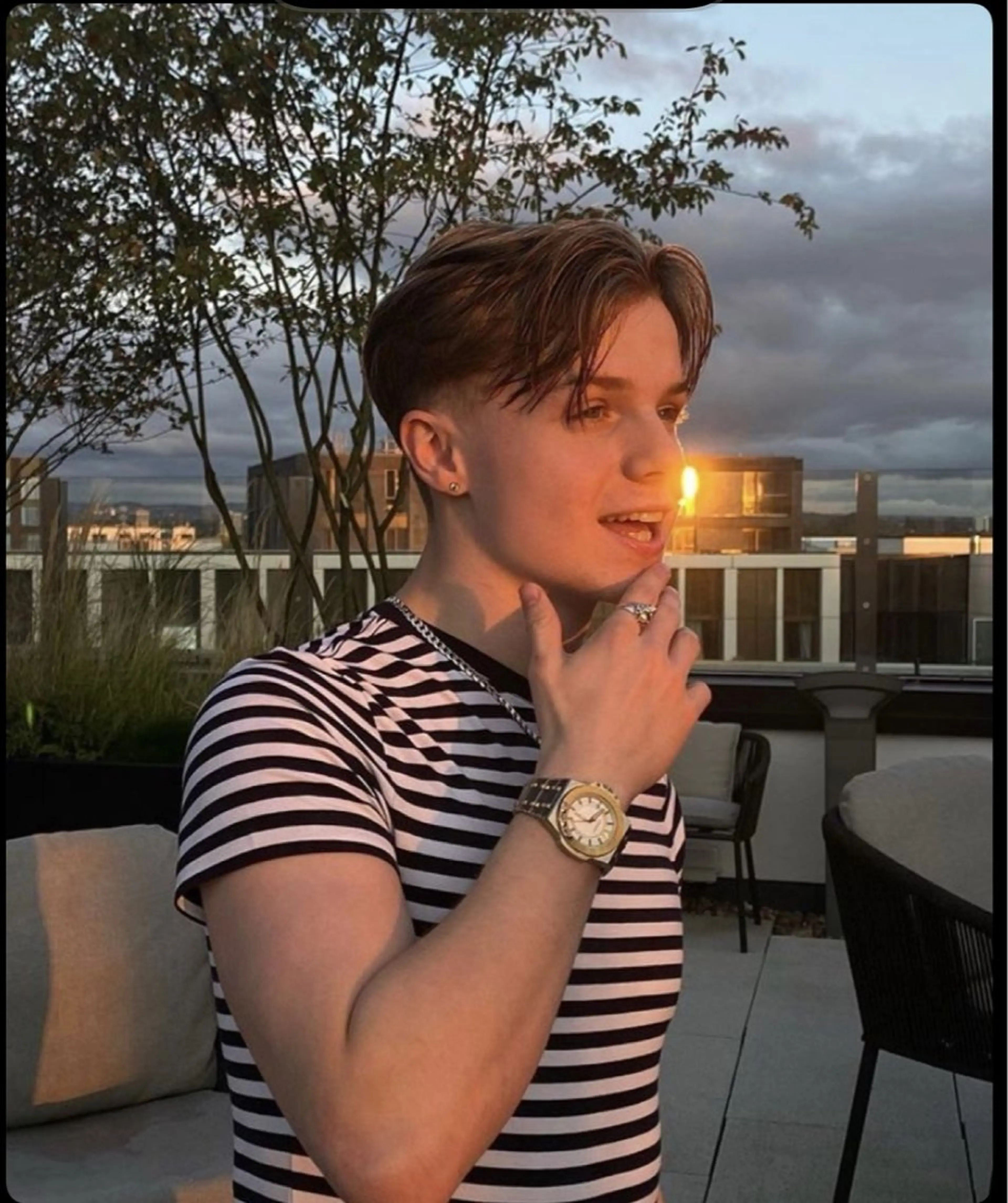 カラー パーマ メンズ クラシックスタイル 💈鈴木洵誠のヘアスタイル