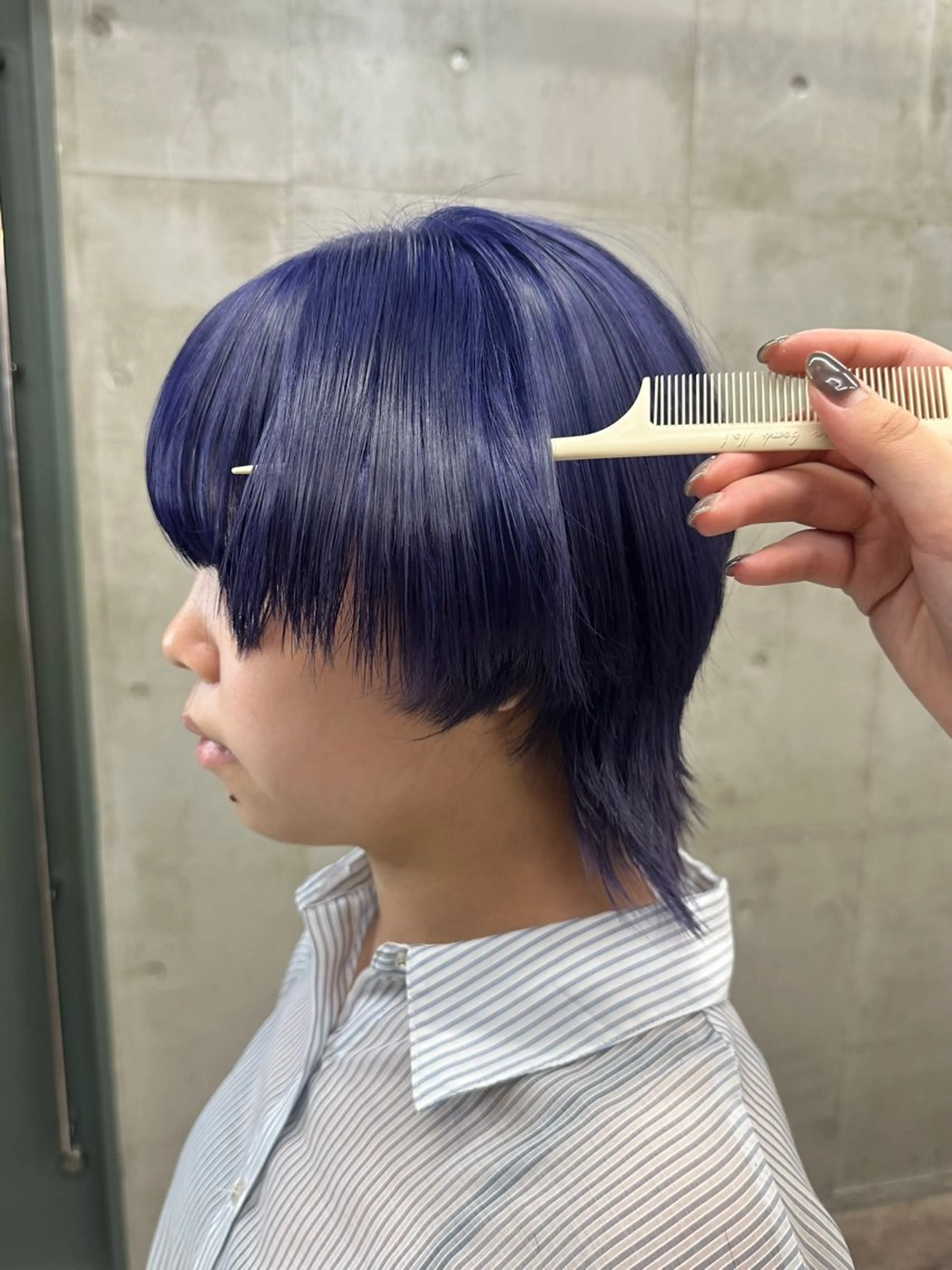 ショート カラー ネイビーカラー ヘアカラー トリートメント カットモデル募集中 ／HARUKA🎀のヘアスタイル