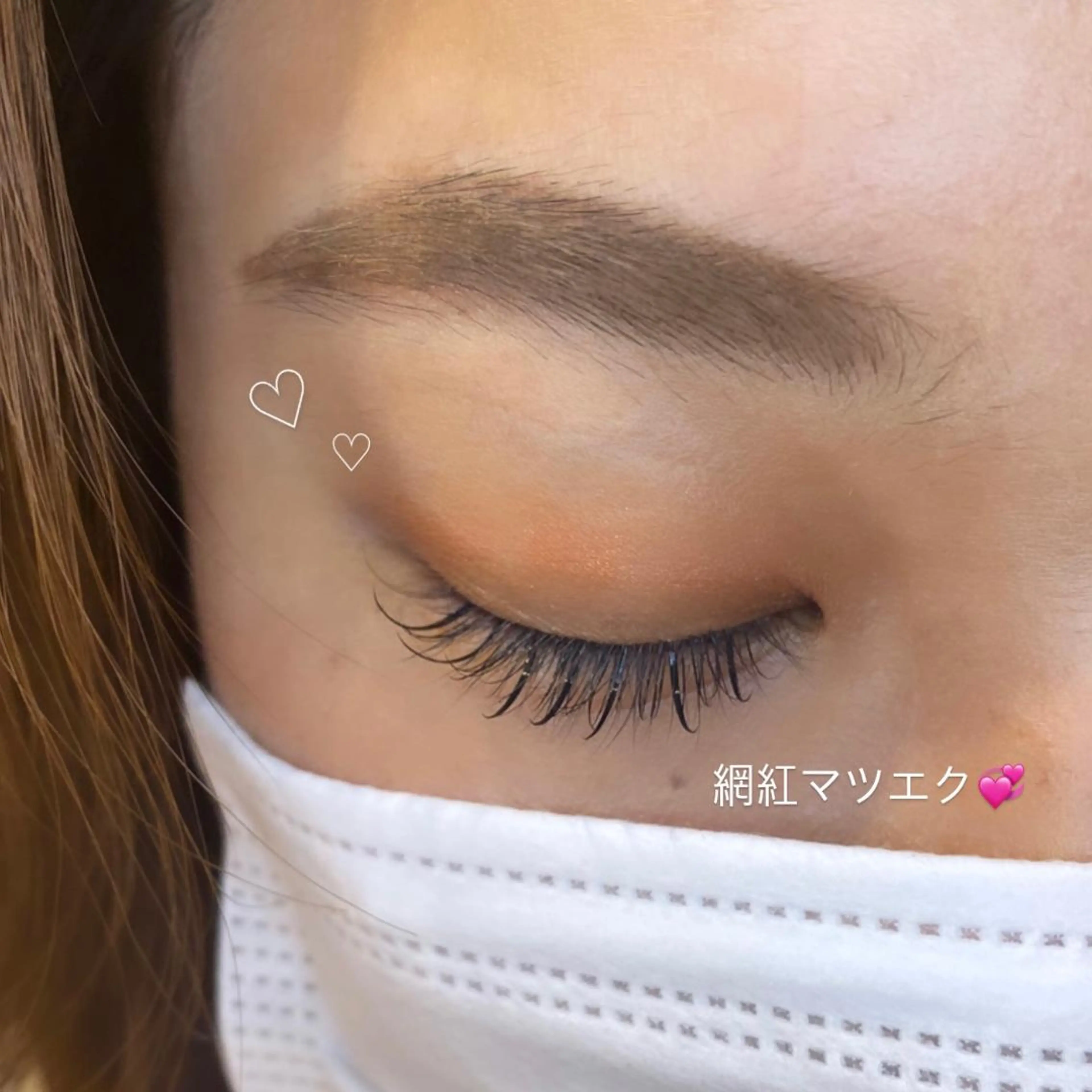 マツエク・マツパ 韓国風マツエク ワンホンマツエク PLATINUM   DOLL【プラチナムドール】所属・ひろこ eyelist🎀のマツエク・マツパデザイン