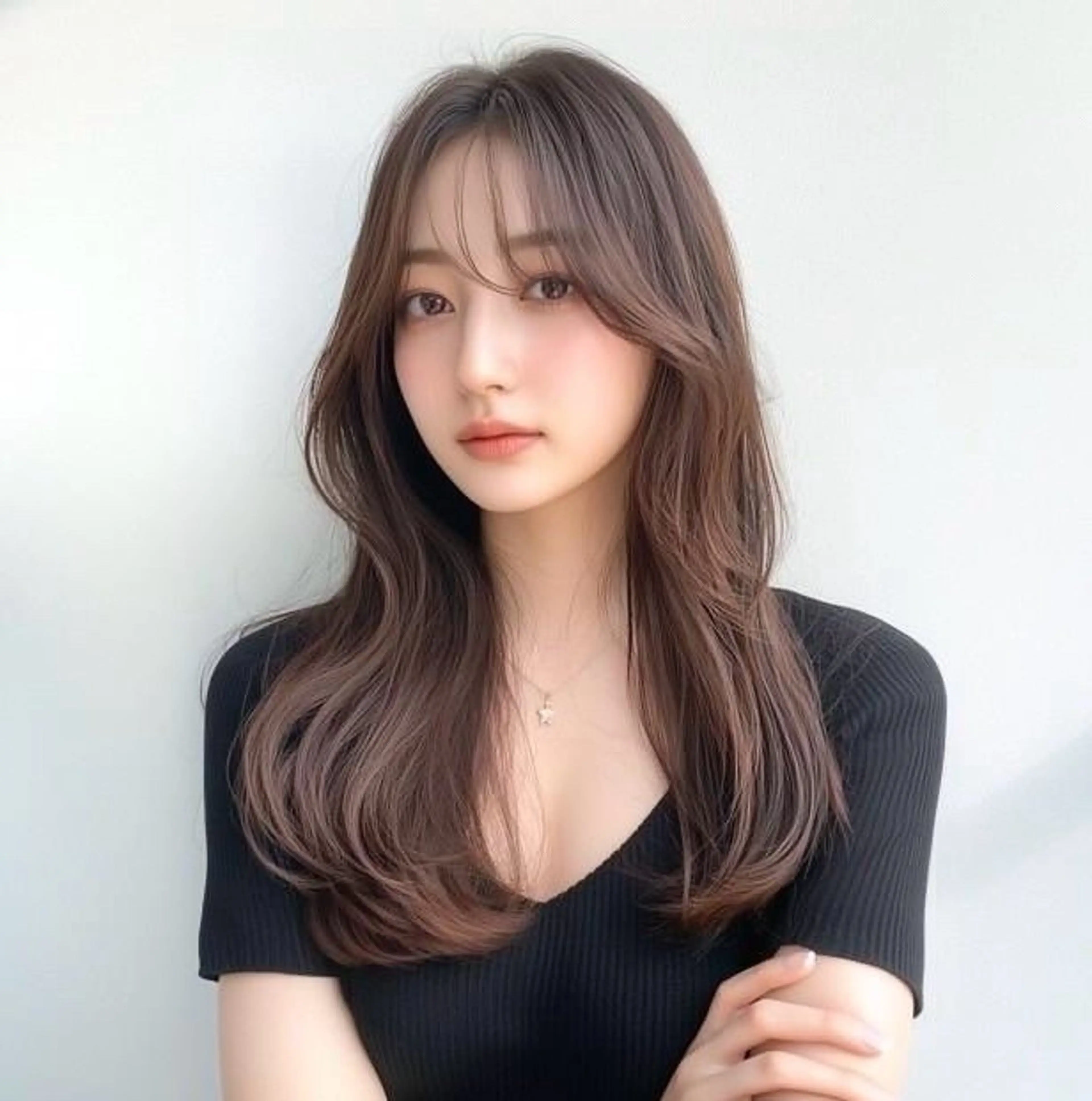 ミディアム 艶カラー/ヘアセット 着付け　ふうか　渋谷のヘアスタイル