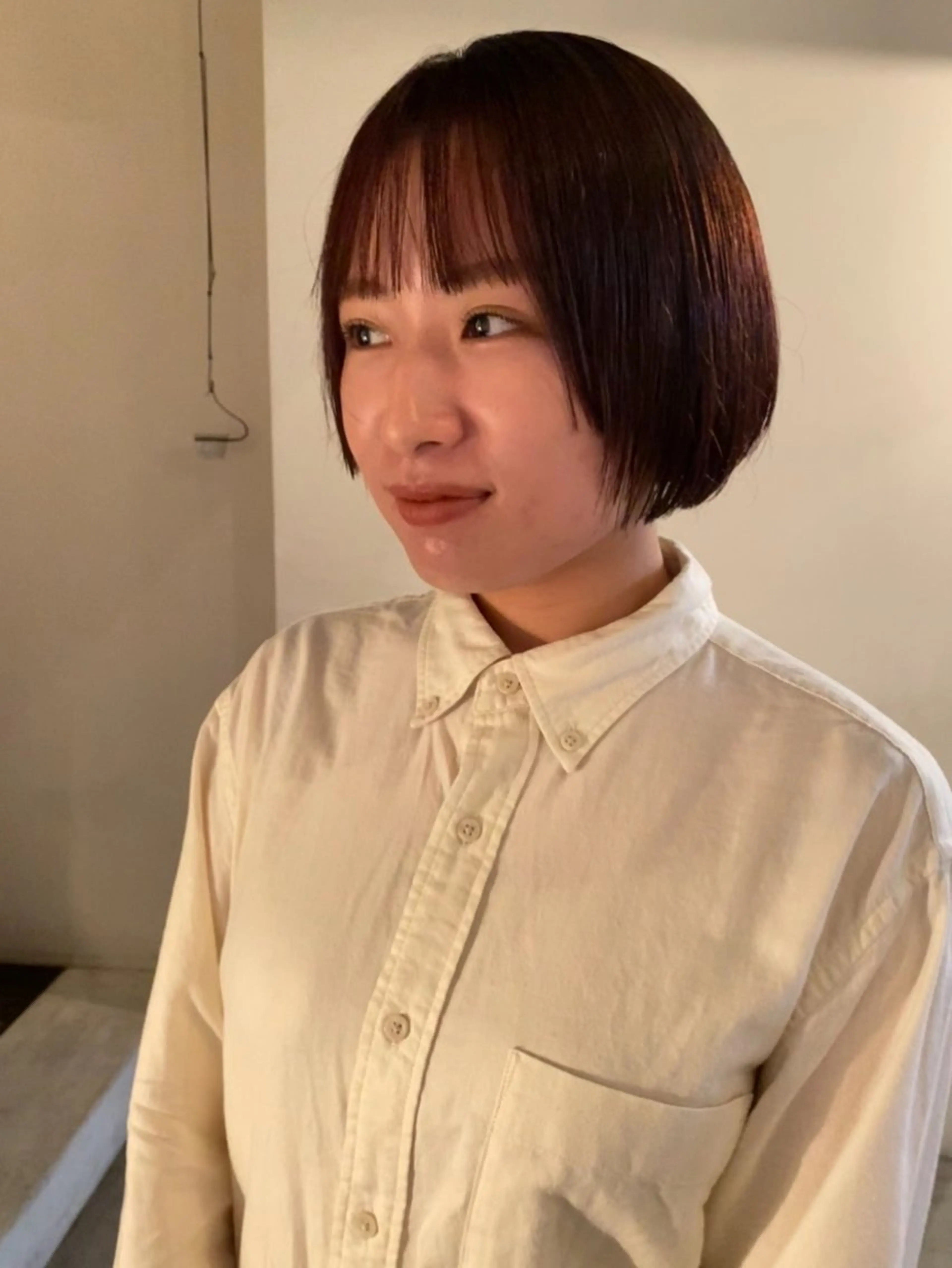 ショート カラー カット 縮毛矯正 今泉 颯太/room3のヘアスタイル