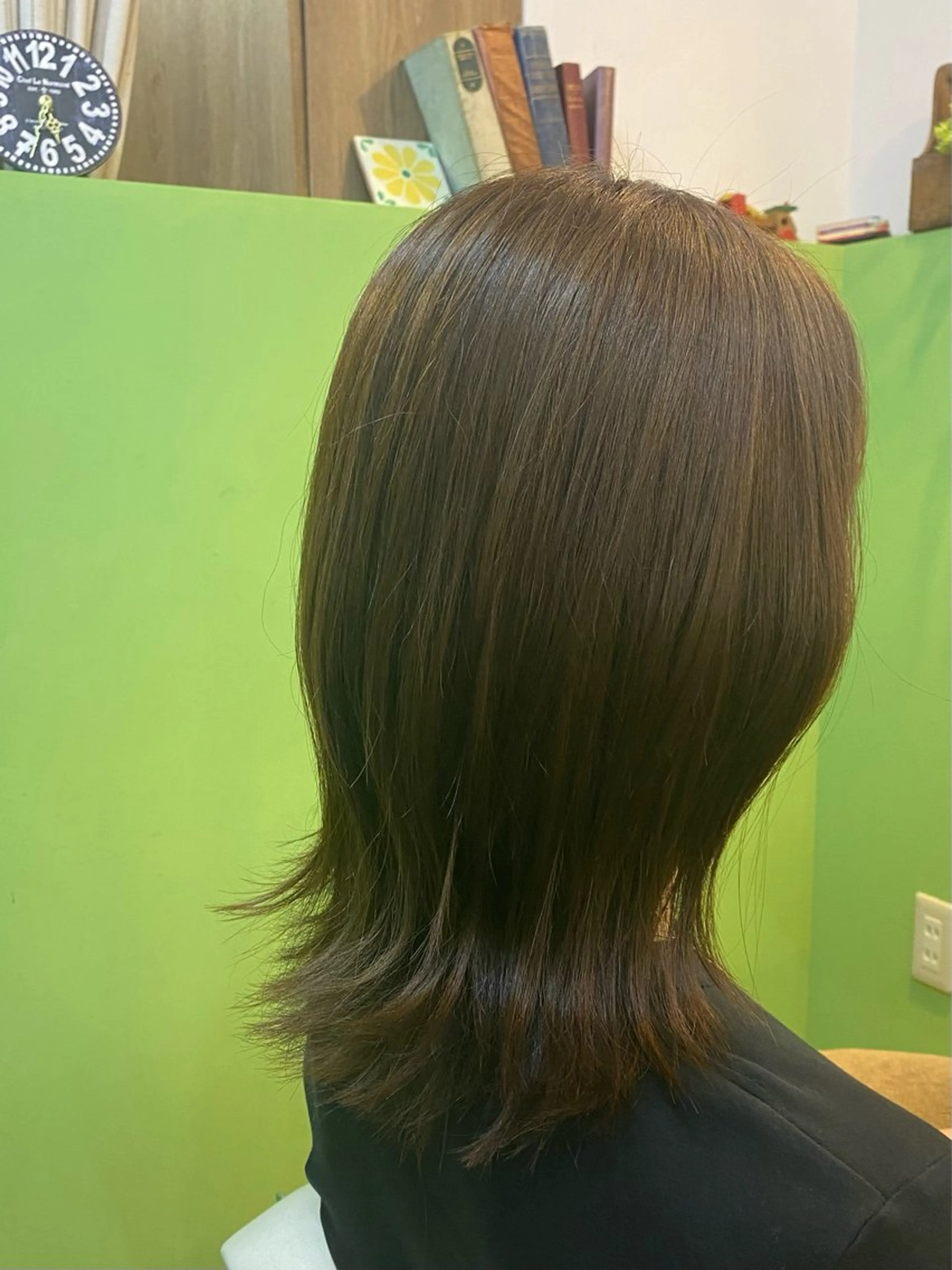 ミディアム カラー アディクシーカラー ブリーチ ブリーチなしカラー 【エシカル】 HOSOMIのヘアスタイル