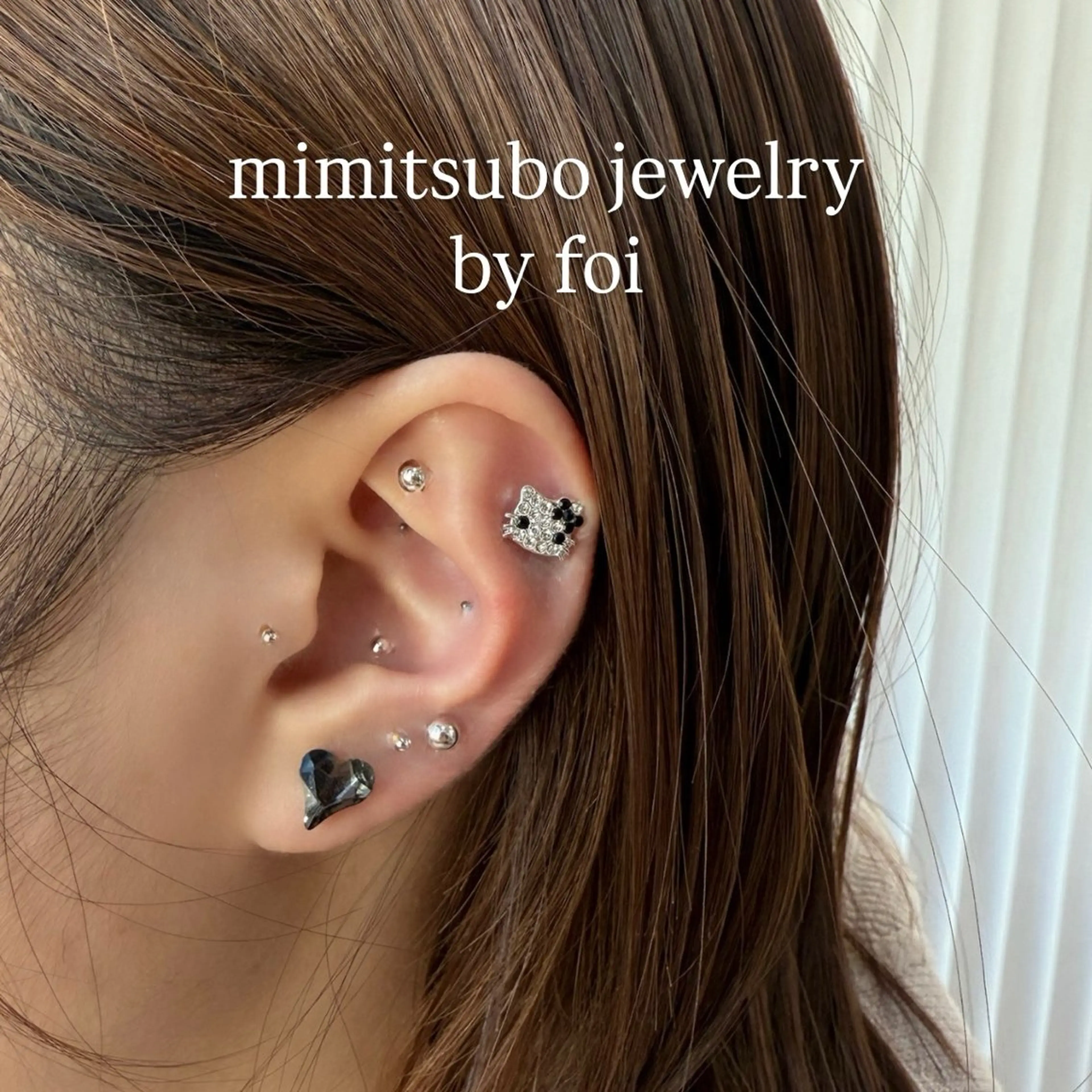 耳ツボジュエリー💎パーツ選び放題12粒の写真