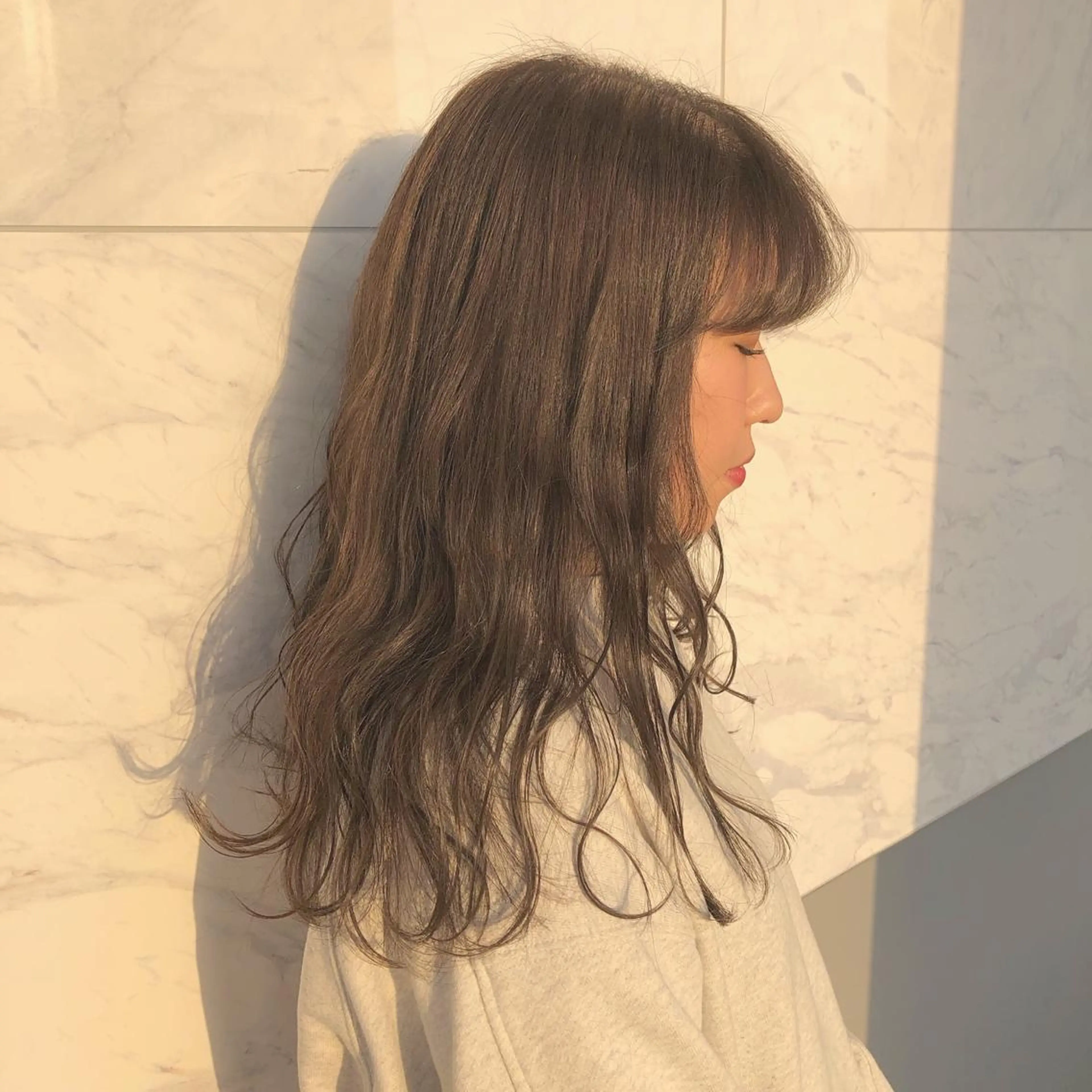 ロング カラー ヘアアレンジ yoshino yukoのマツエク・マツパデザイン