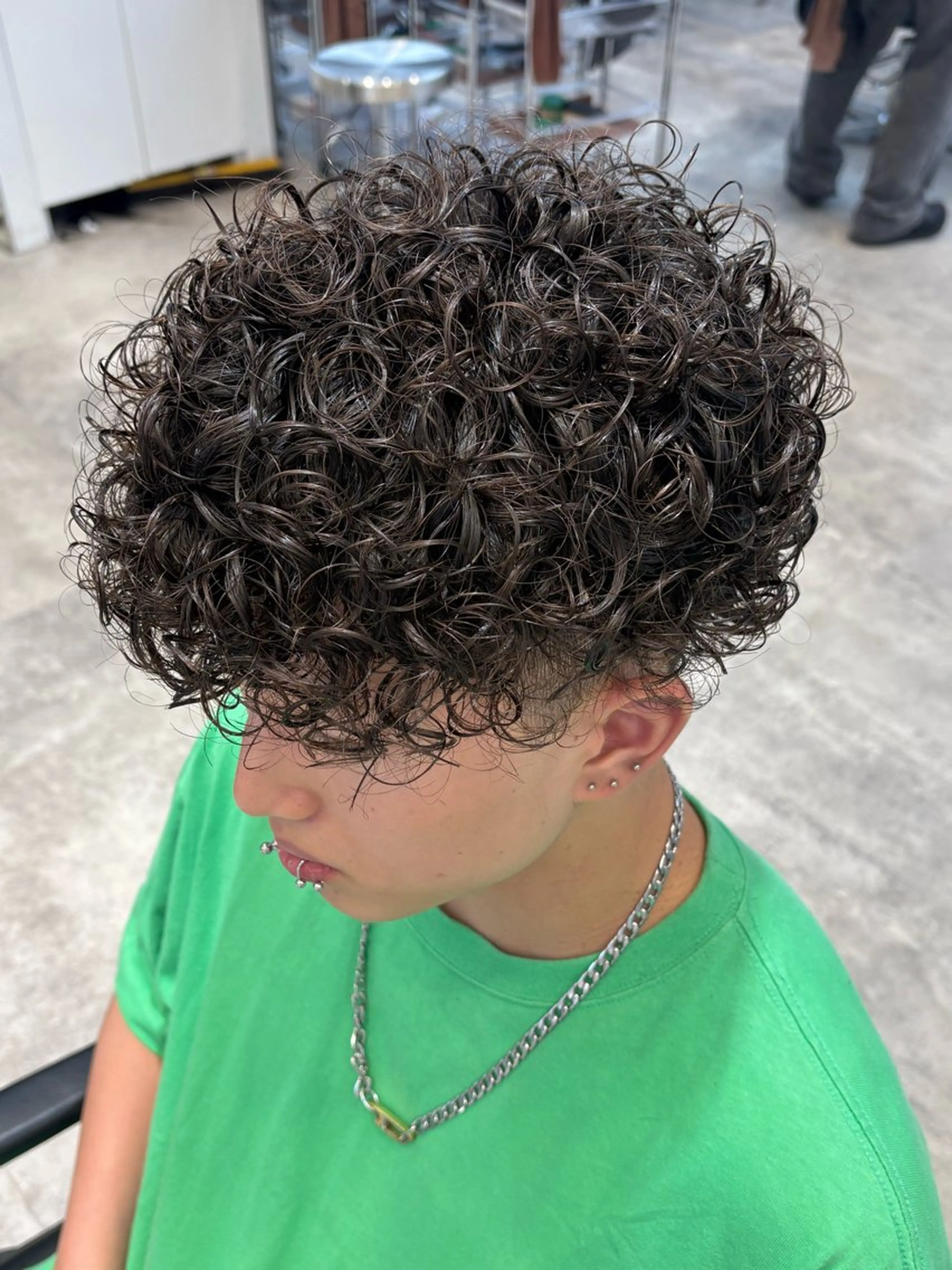 パーマ メンズ カット パーマ トリートメント fifth 武正 琉生のヘアスタイル