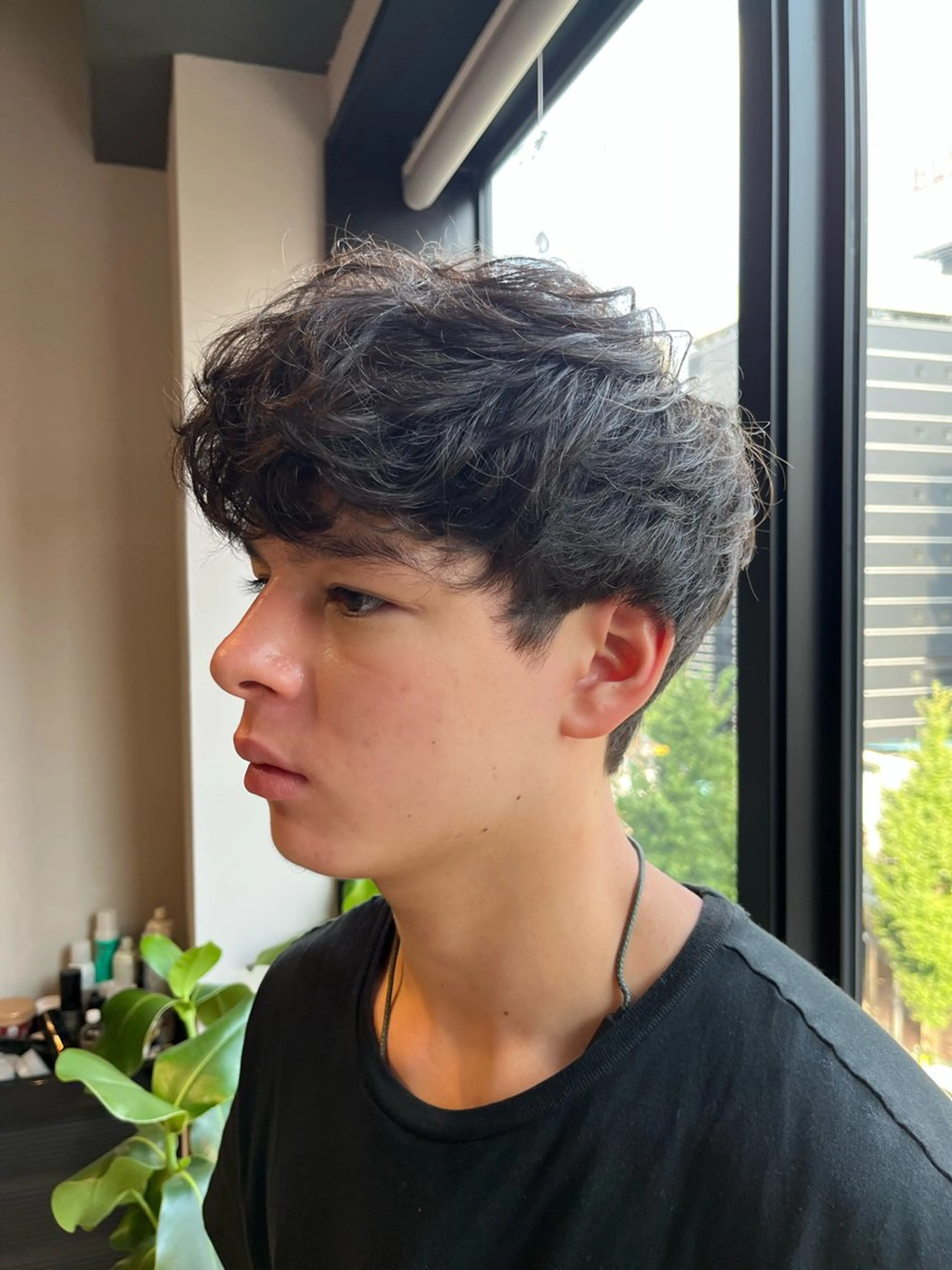 ショート メンズ うる艶カラー/恵比寿 ベージュ/丸山陽平のヘアスタイル