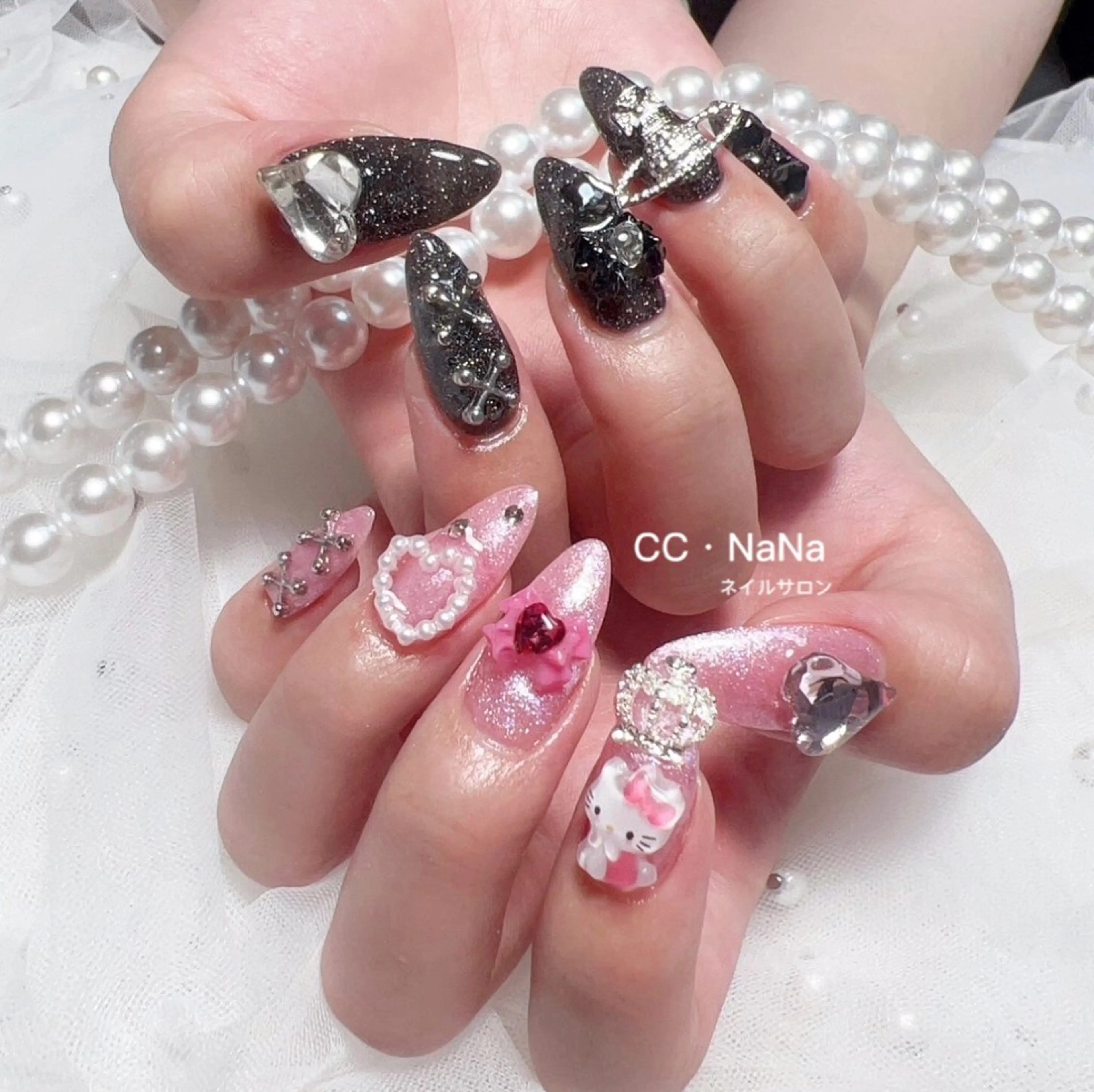 ネイル ハンドネイル CCNaNaスカルプ 長さだし専門💎Yoのネイルデザイン