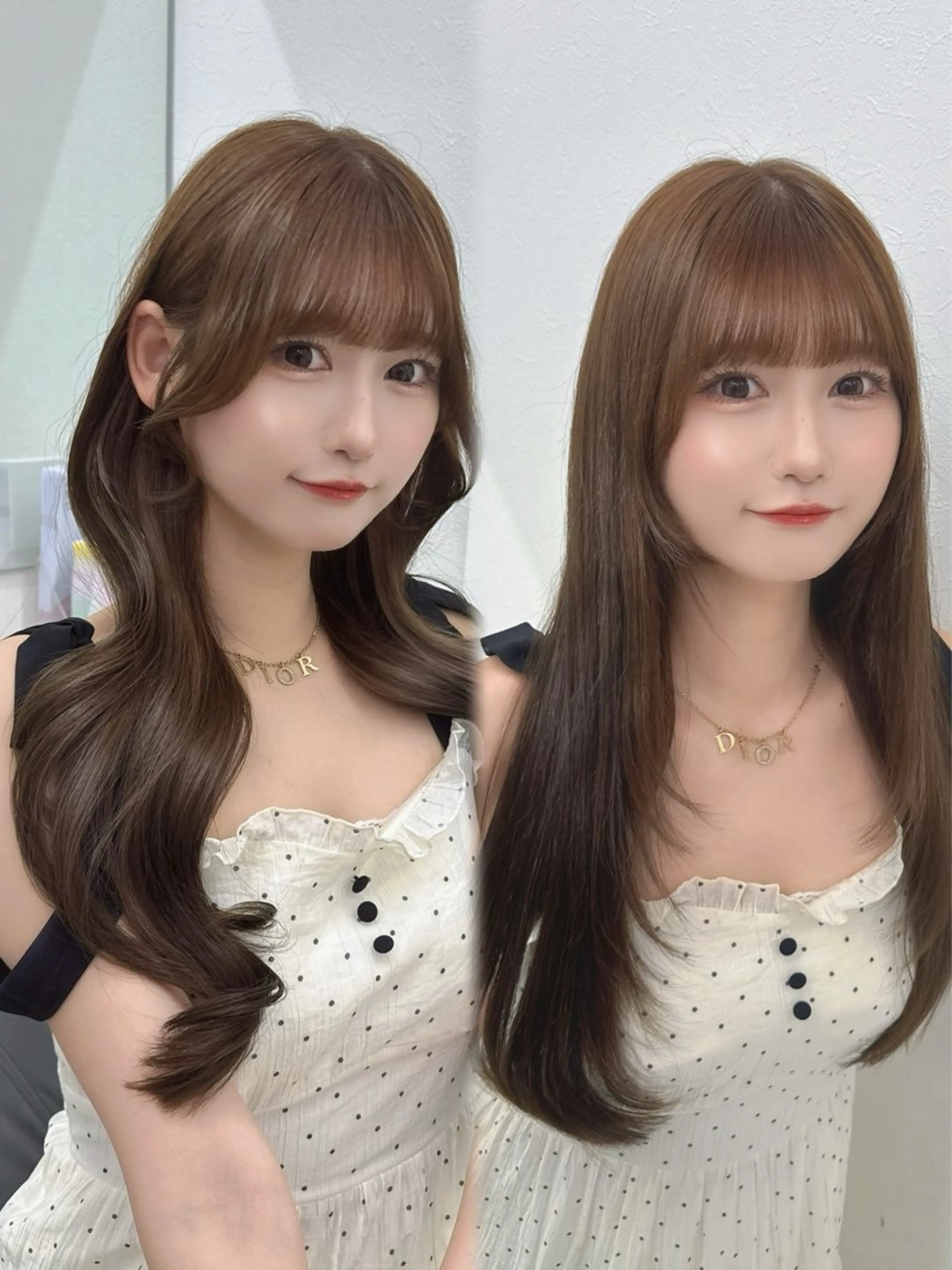 ロング レイヤーカット/ 顔まわり/リキのヘアスタイル