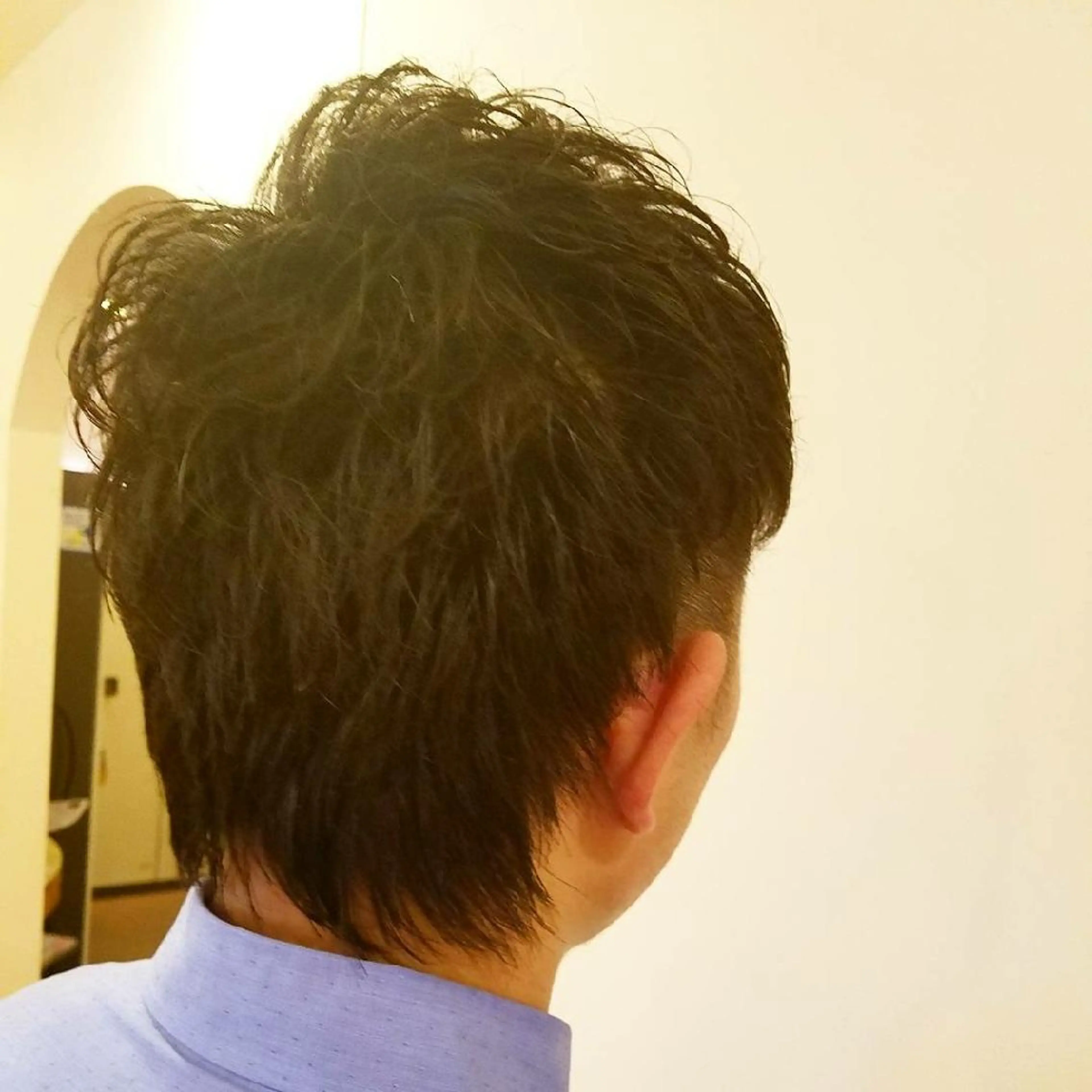 パーマ メンズ メンズパーマ ツーブロック 美谷添（ミヤゾエ） まどか大人ヘアサロンのヘアスタイル