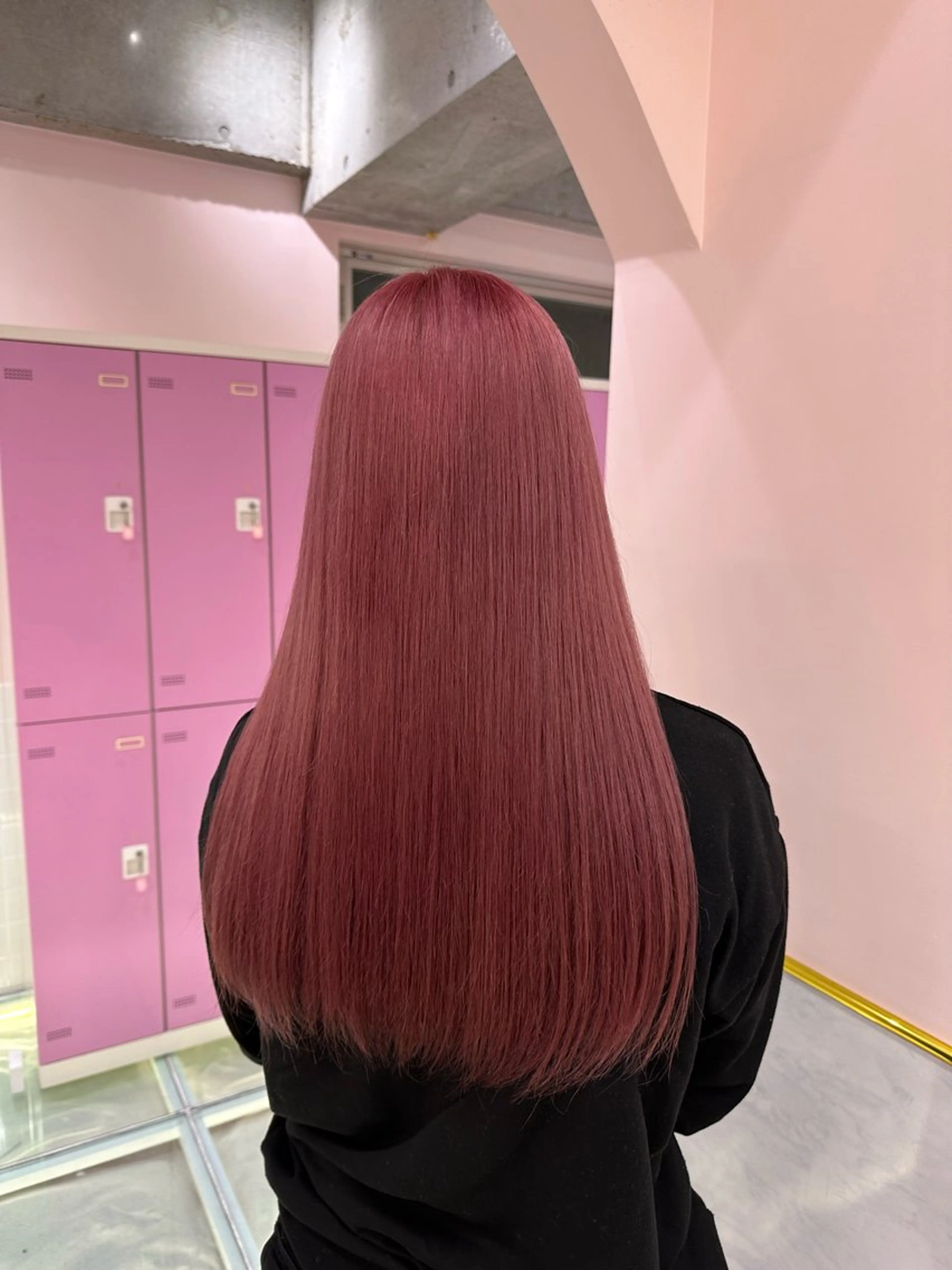 ロング ヘアカラー トリートメント モテ艶🪄ベージュ カラー🧸RUKAのヘアスタイル